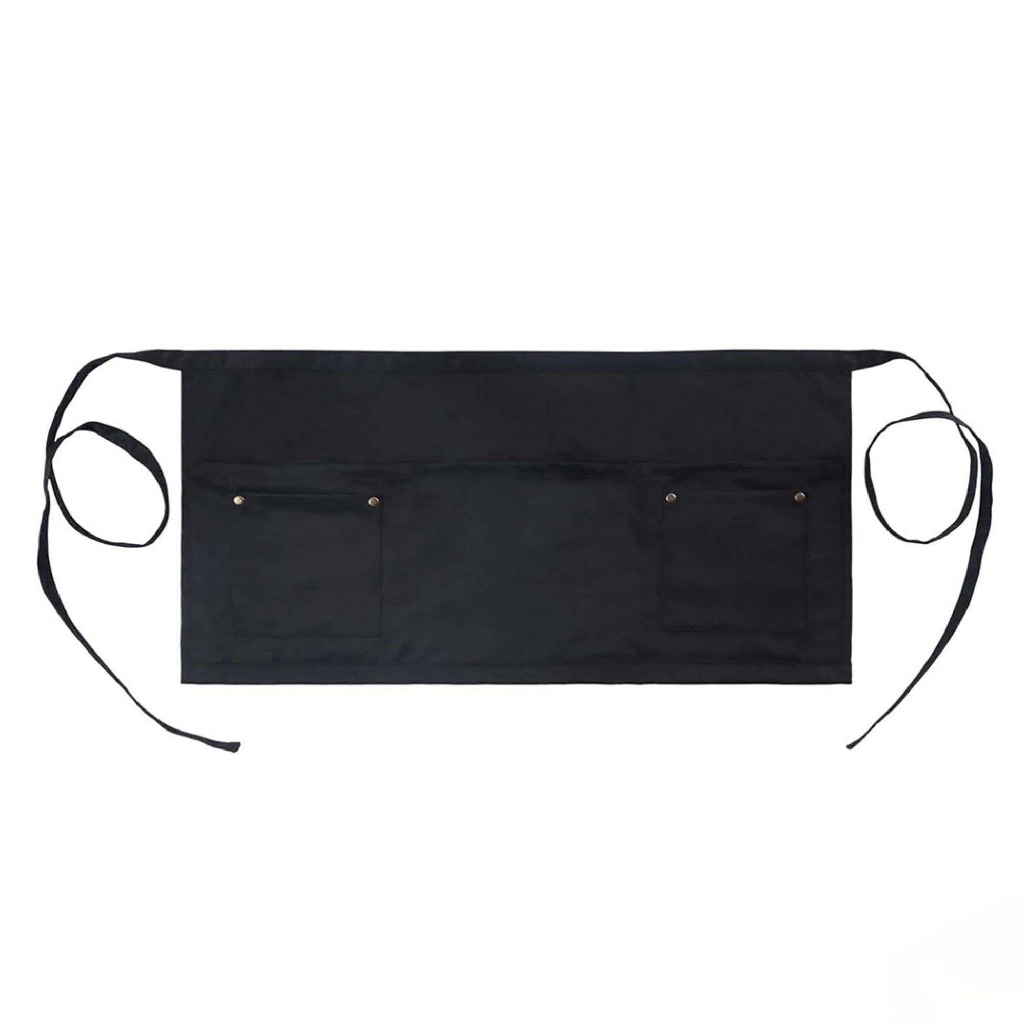 Alilang Women Waist Apron with Adjustable Ties and Dual Front Pockets for Kitchen Cooking Baking Crafting