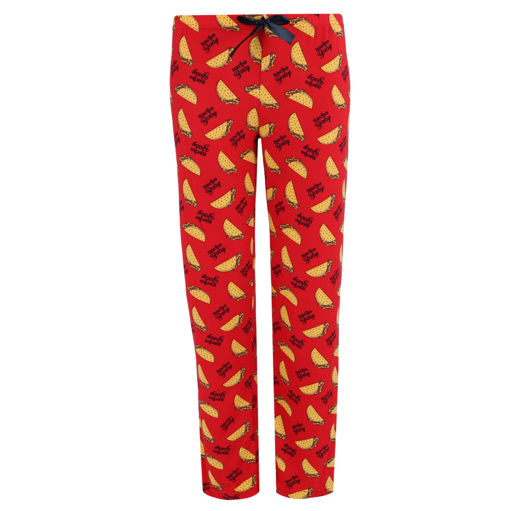 Grumpy & Gorgeous Women's Plus Size Taco Print Pajama Set