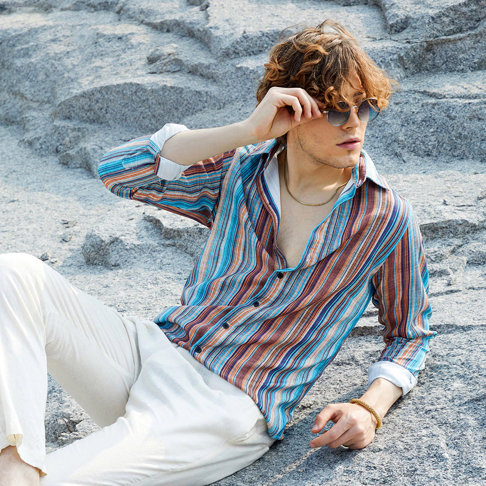 Multitrack-Striped Shirt