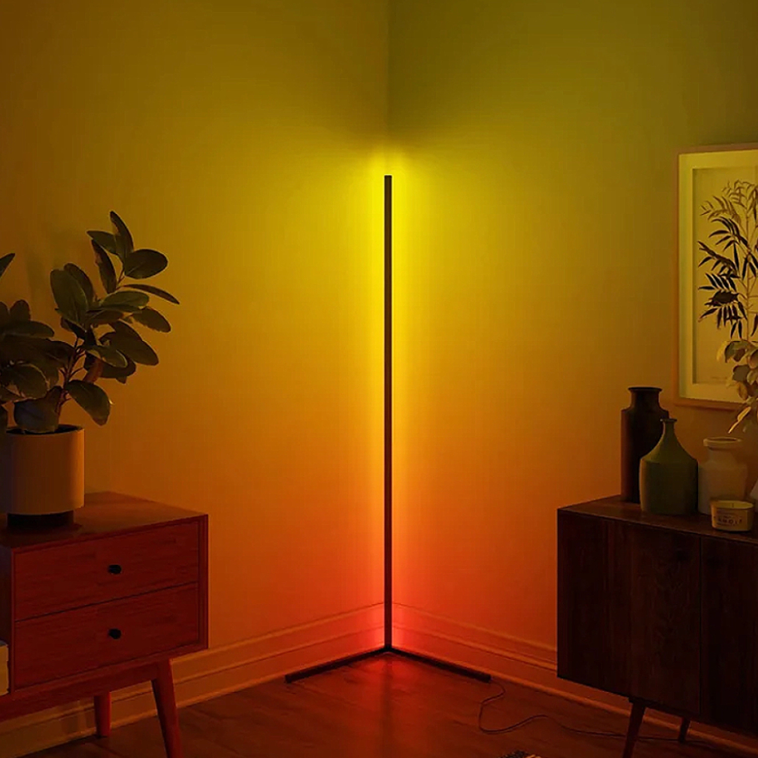 EP Light 55" RGB Metal Corner Lamp LED Floor Lamp