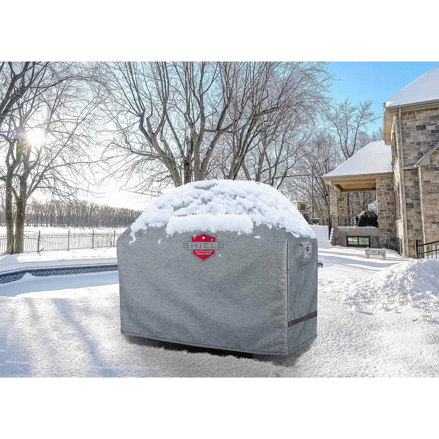 Summerset Shield Platinum 38" Grill Cart Cover Ultimate Protection for Your Outdoor Furniture 74.5" x 29" x 44"