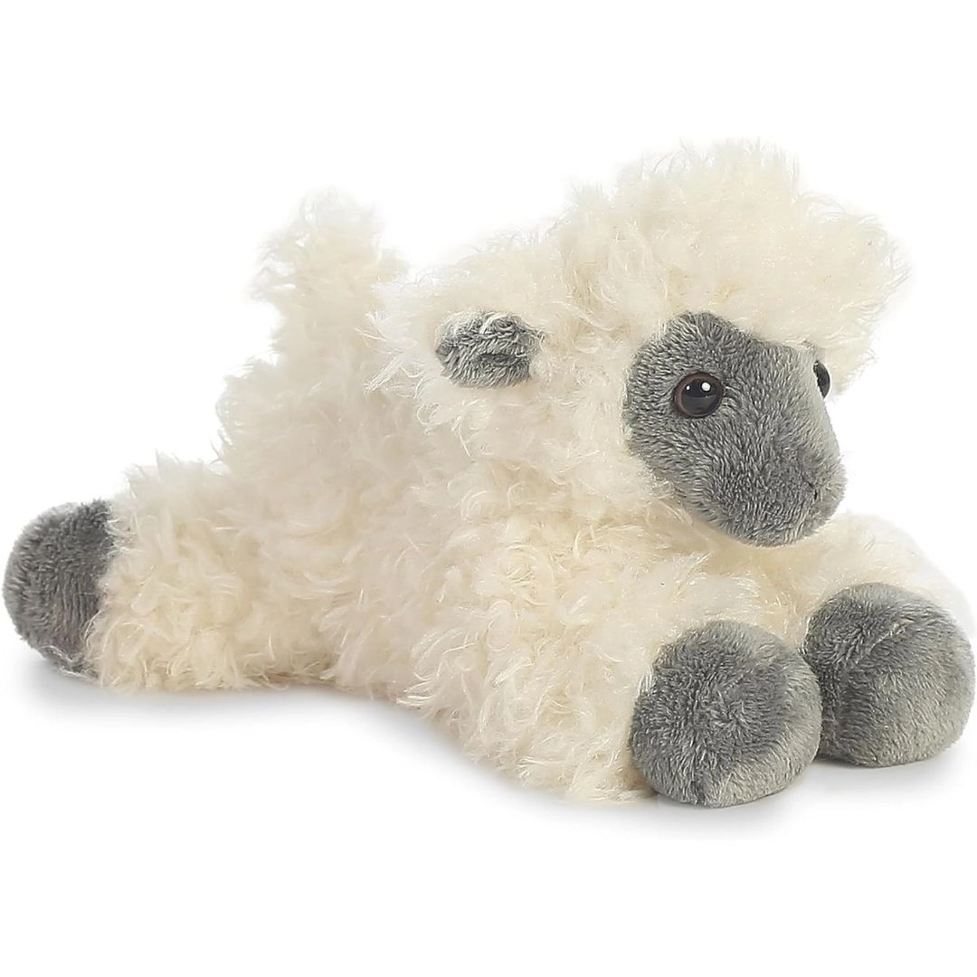 Aurora Mini Flopsie Black Face Sheep 8-Inch Stuffed Animal Plush