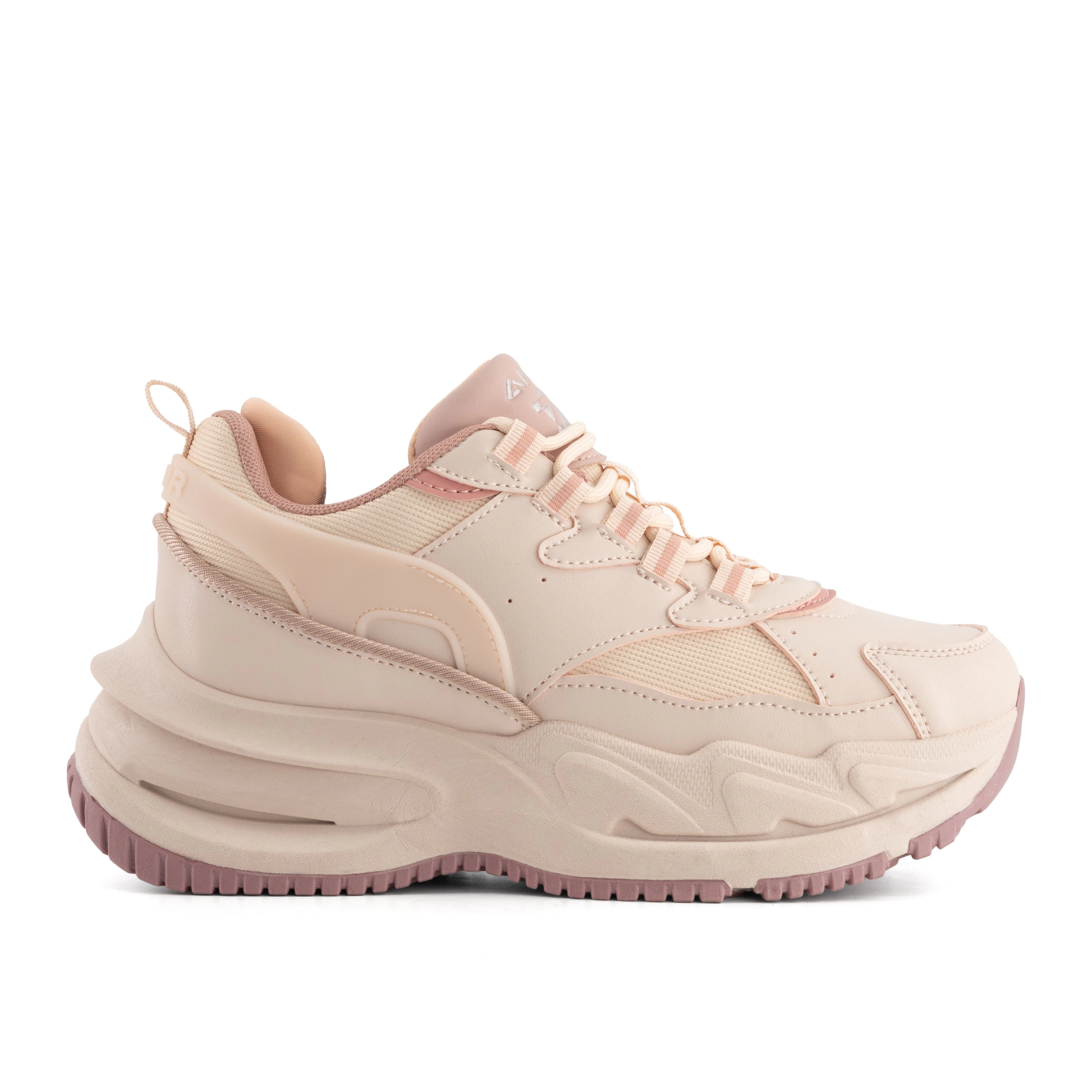 Andrea Womens Casual Chunky Sneakers With Cushioned Support