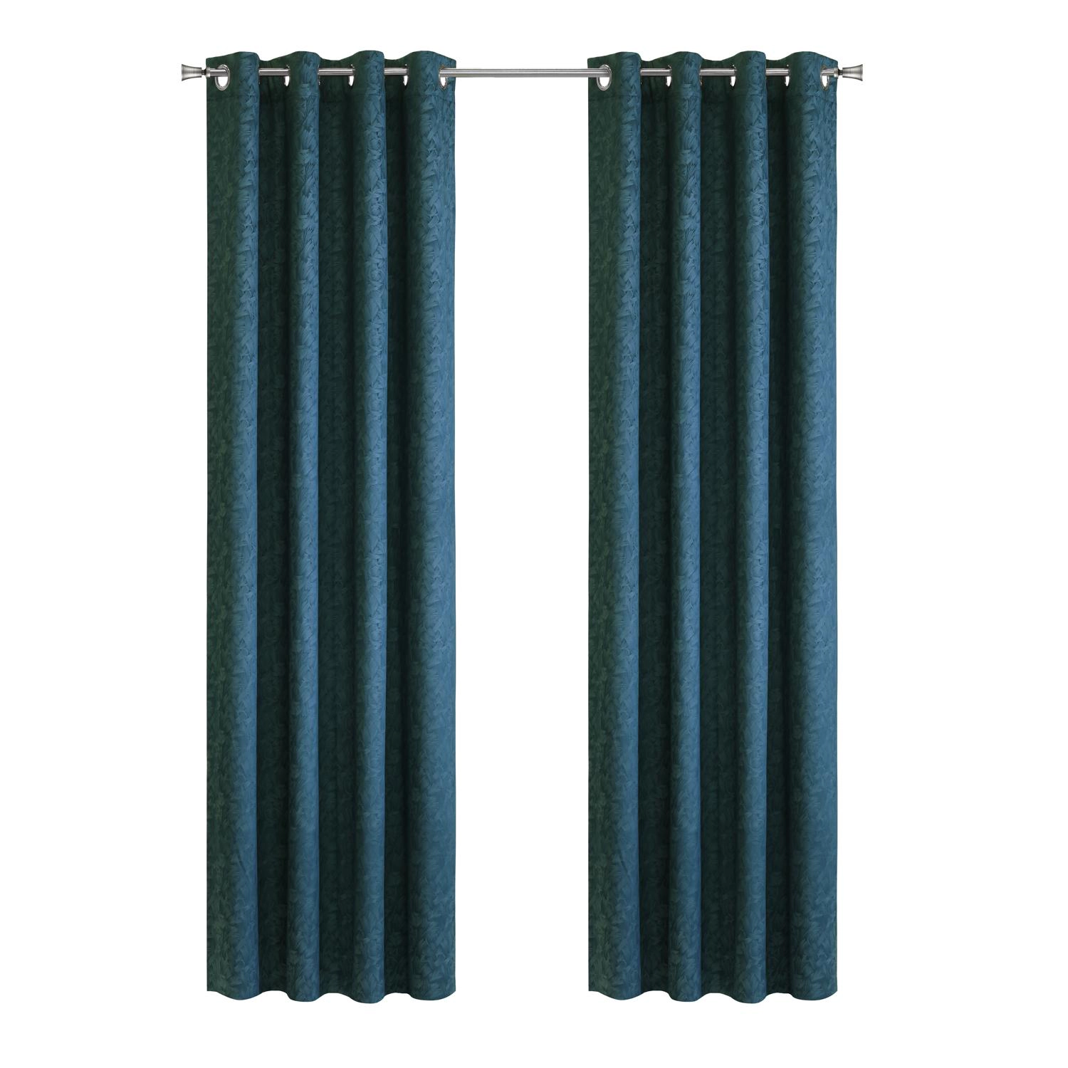Habitat Bristol Room Darkening UV Protecion Grommet Curtain Panel for Windows 52" x 95" Navy