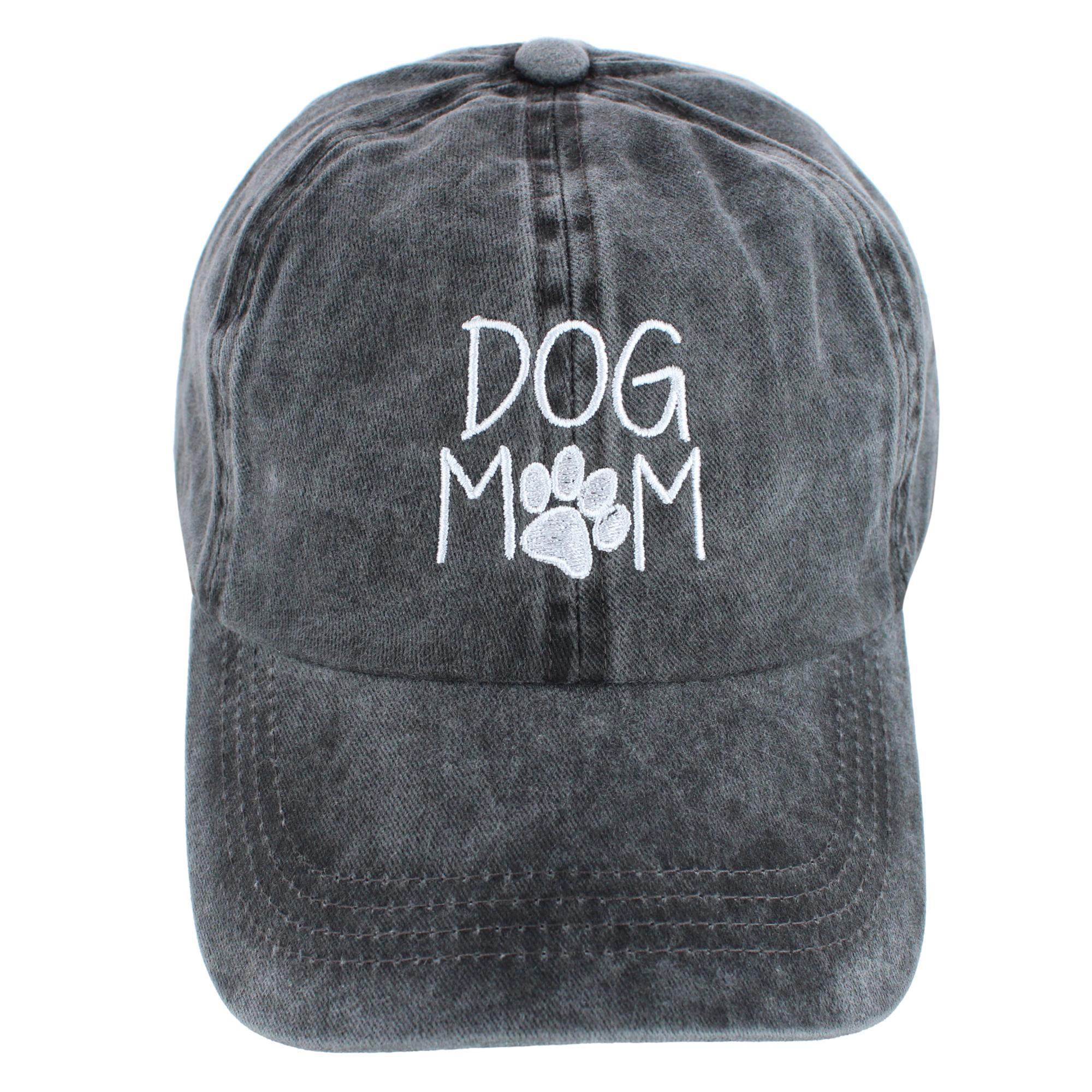 David & Young Women's Dog Mom Embroidered Baseball Cap