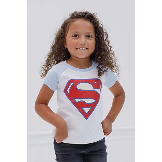 DC Comics Justice League Girls' 3-Pack T-Shirts