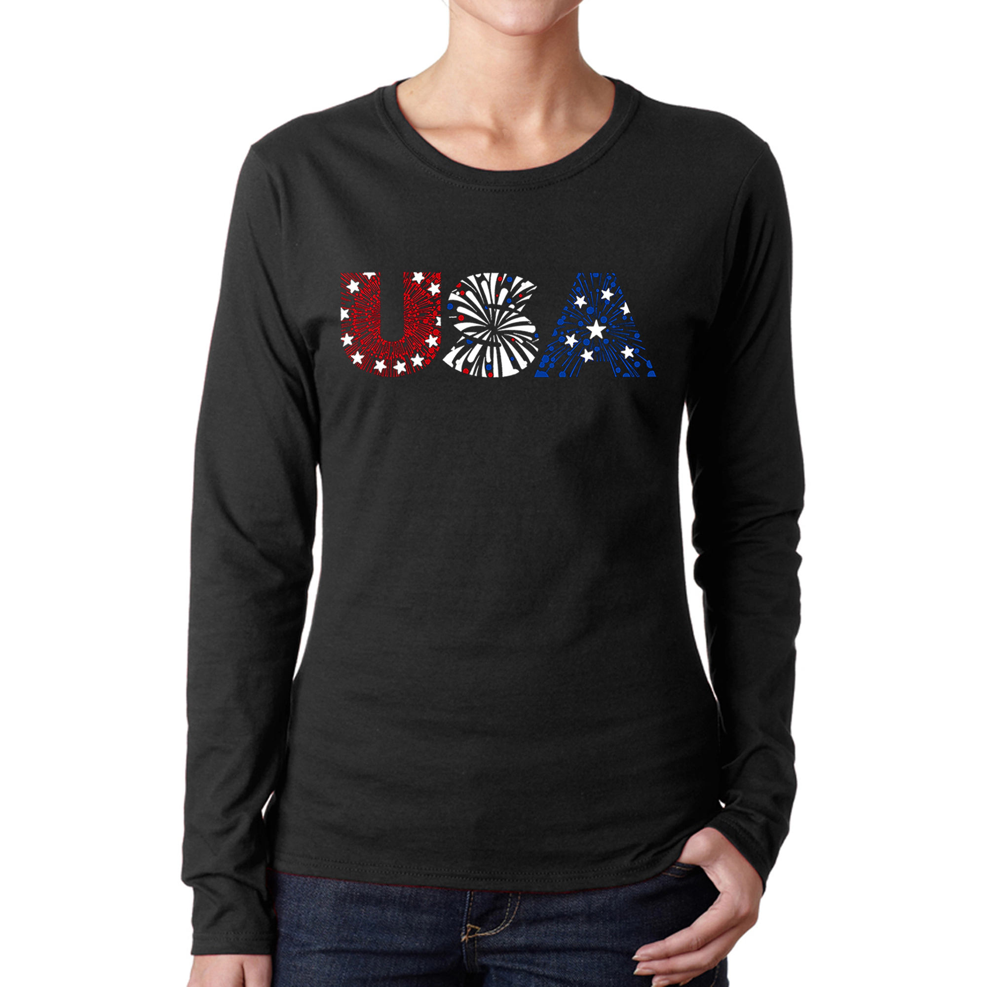 LA Pop Art Women's Word Long Sleeve T-Shirt
