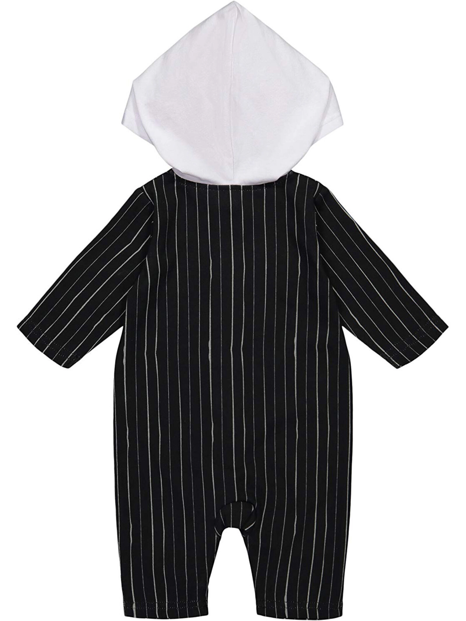 Disney Nightmare Before Christmas Jack Skellington Cosplay Hooded One Piece Jumpsuit