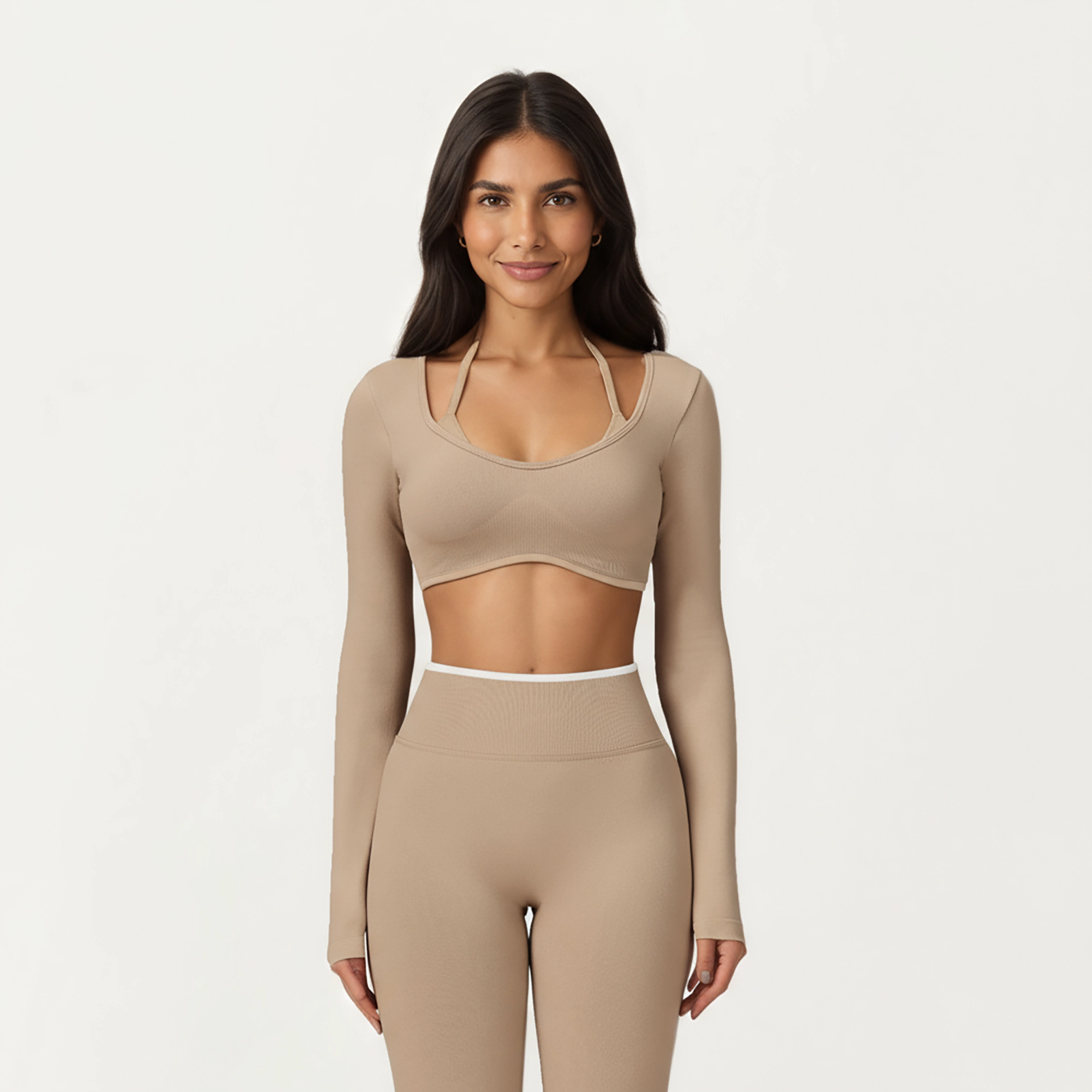 Anna-Kaci Women's High-Waist Seamless Athletic Leggings with Stretch Fit and Contoured Design