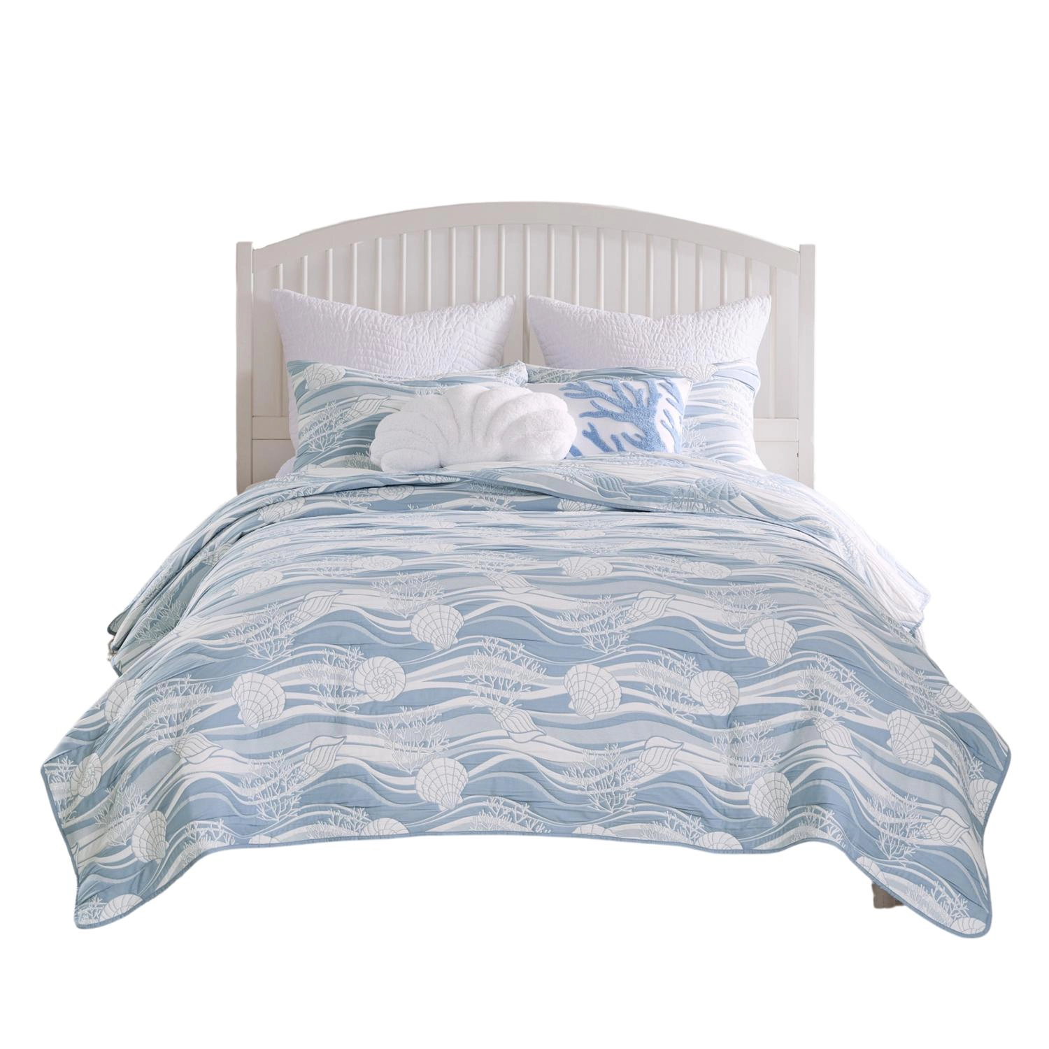 Greenland Home Fashions Dover Luxurious Modern Design Coverlet Bedding Set 3 Piece