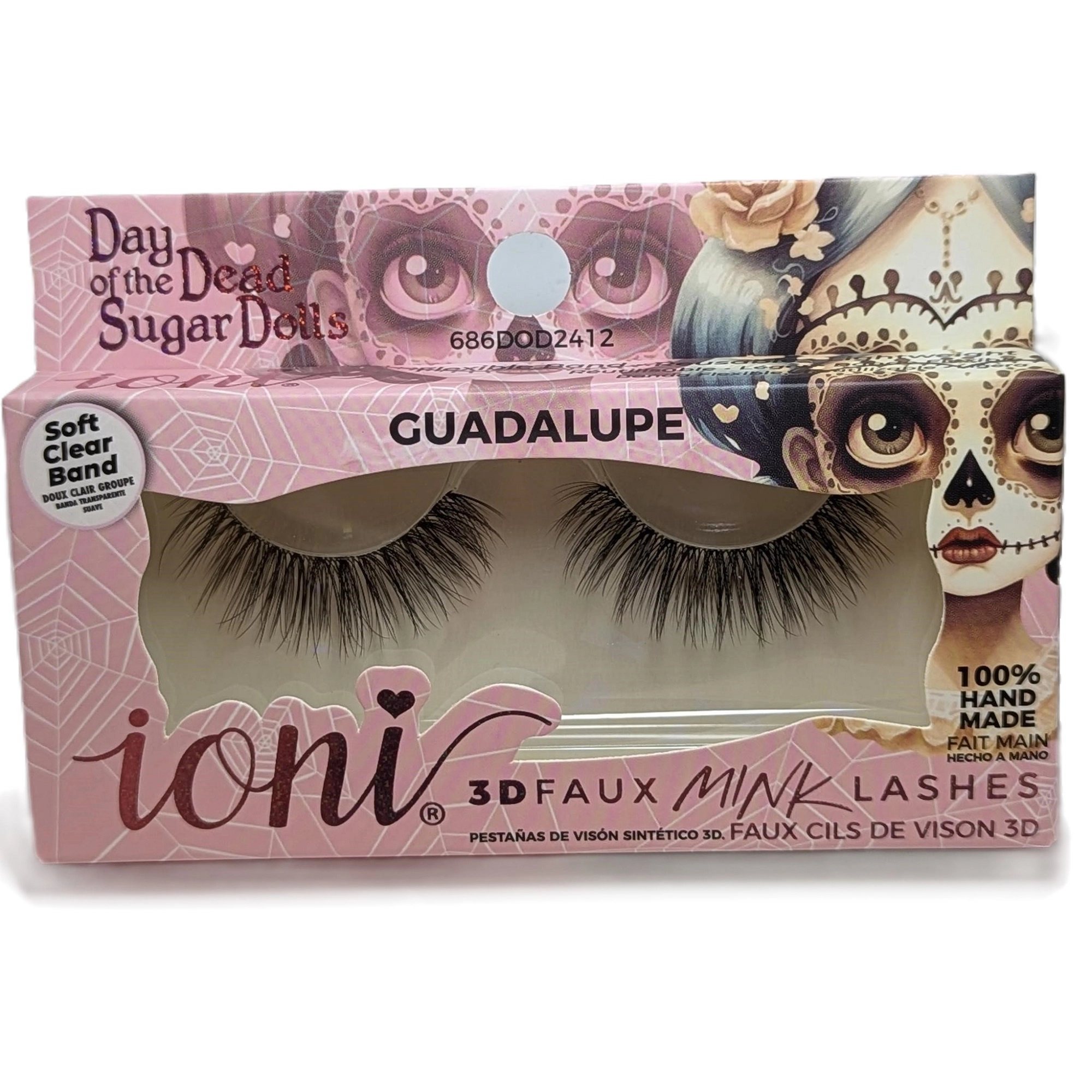 LA Splash CLEAR BAND WISPY NATURAL MEDIUM DOLL - GUADALUPE - Pack of 6