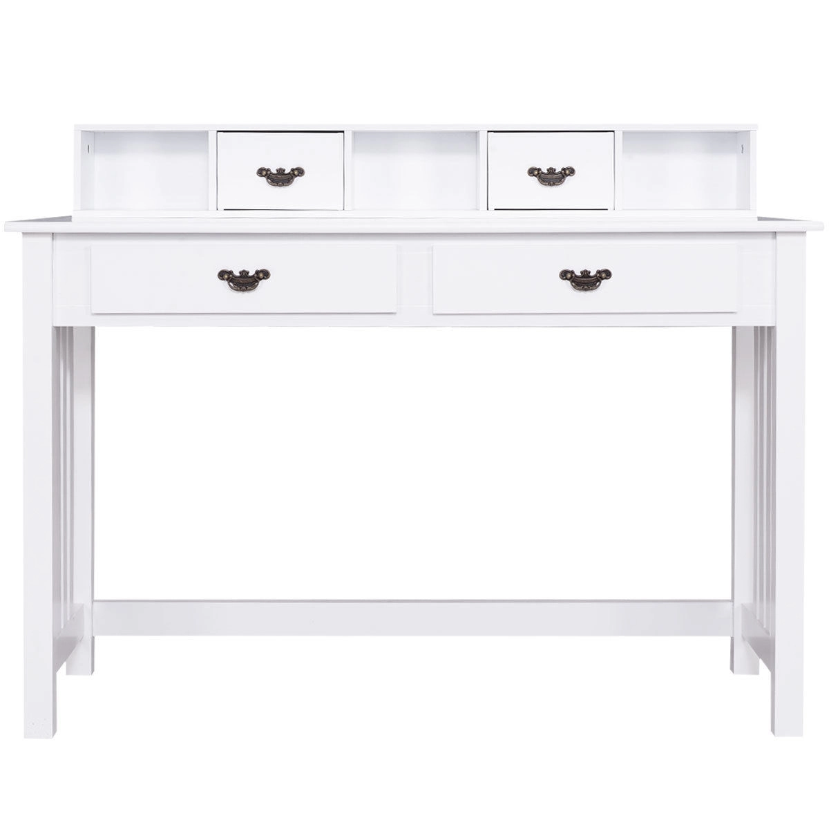LJG Home Office Writing Desk with 4 Drawer Computer Study Table