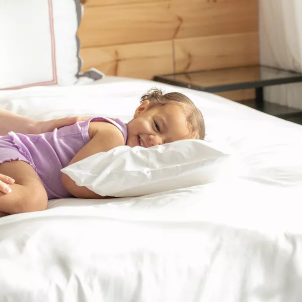 Sperric Cozy Jumbo Toddler Pillow with Pillowcase – 13x18 Inches – Soft, Hypoallergenic, and Supportive for Better Sleep
