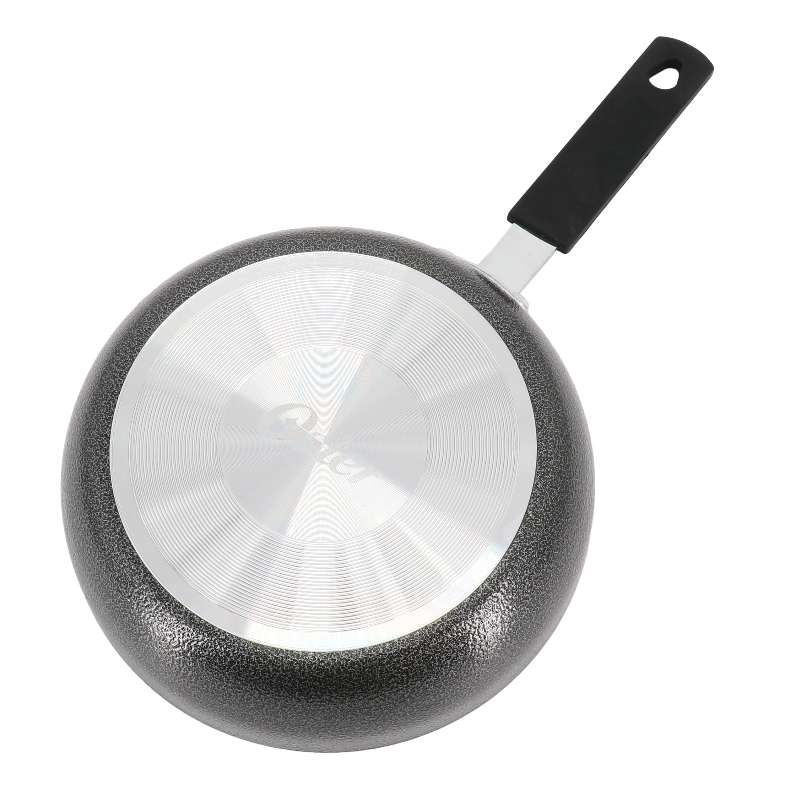 Oster Cambourne 6.5 Inch Aluminum Mini Frying Pan with Bakelite Handle in Black