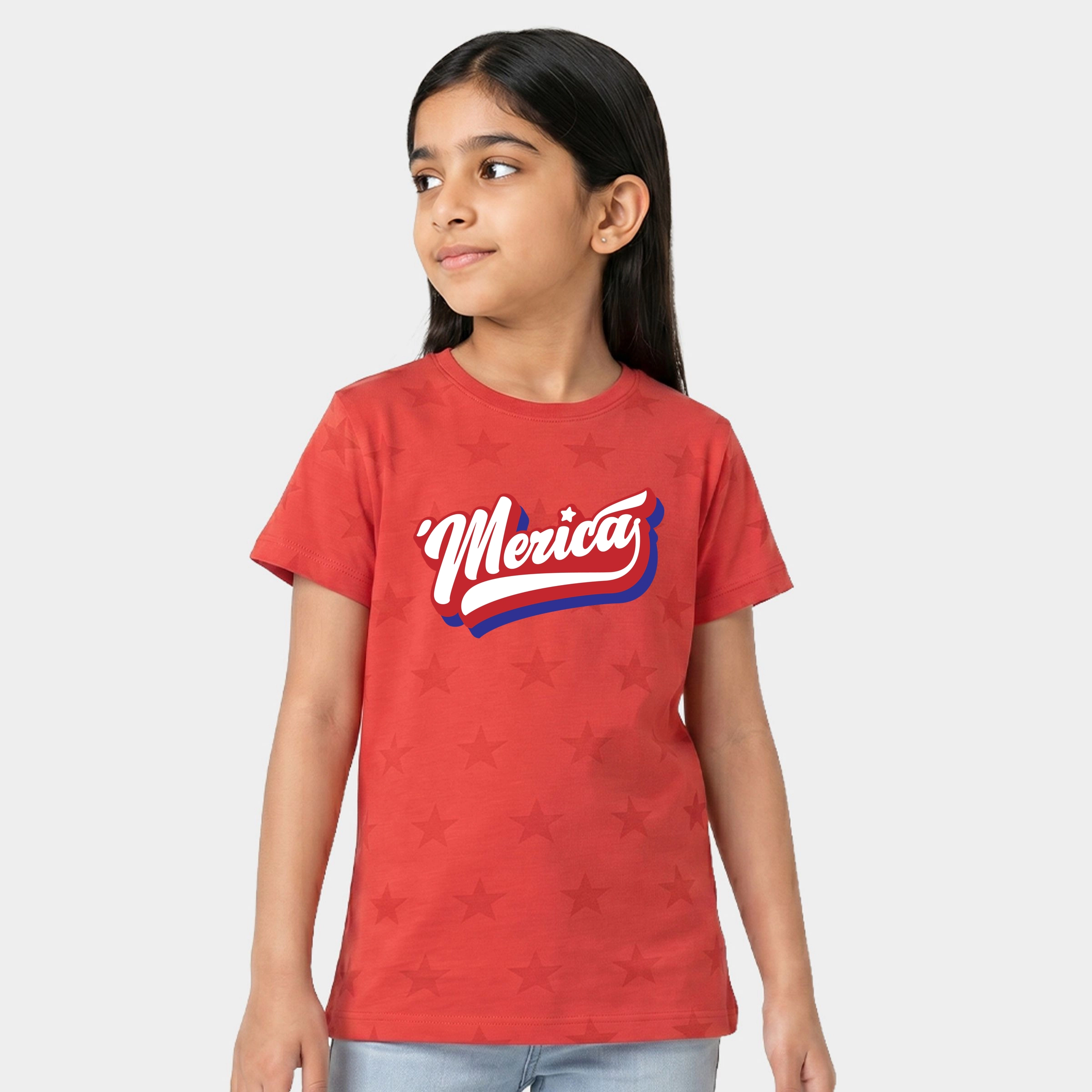 The Juniper Shop - 'Merica Retro Youth Short Sleeve Star Tee