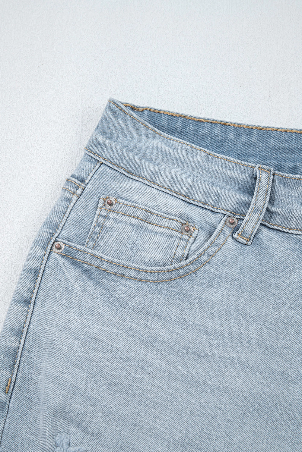 Threaded Pear Women's Kimberly Length Distressed Skinny Jeans