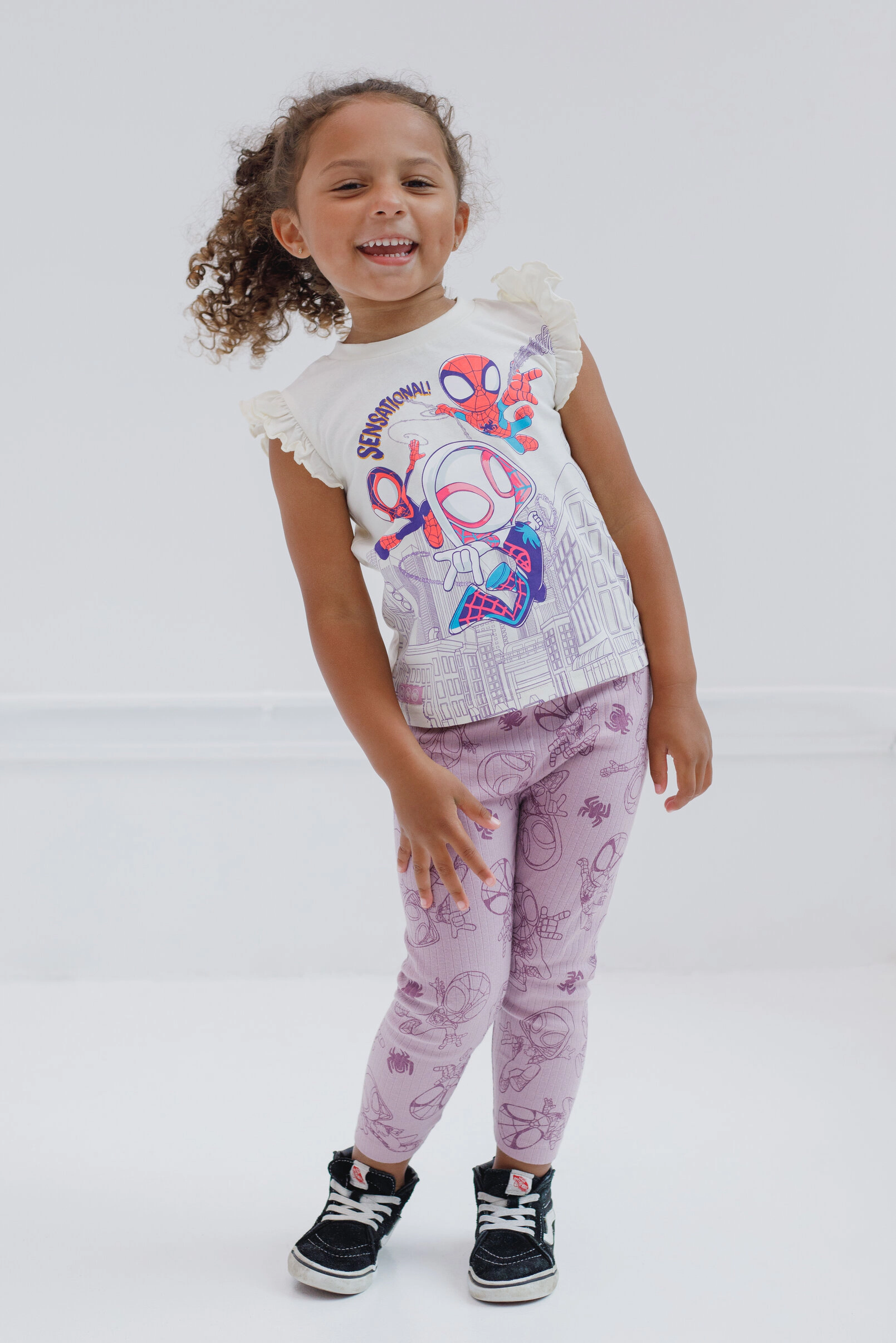 Marvel Spidey and His Amazing Friends Girls' 2-Piece T-Shirt Leggings Set