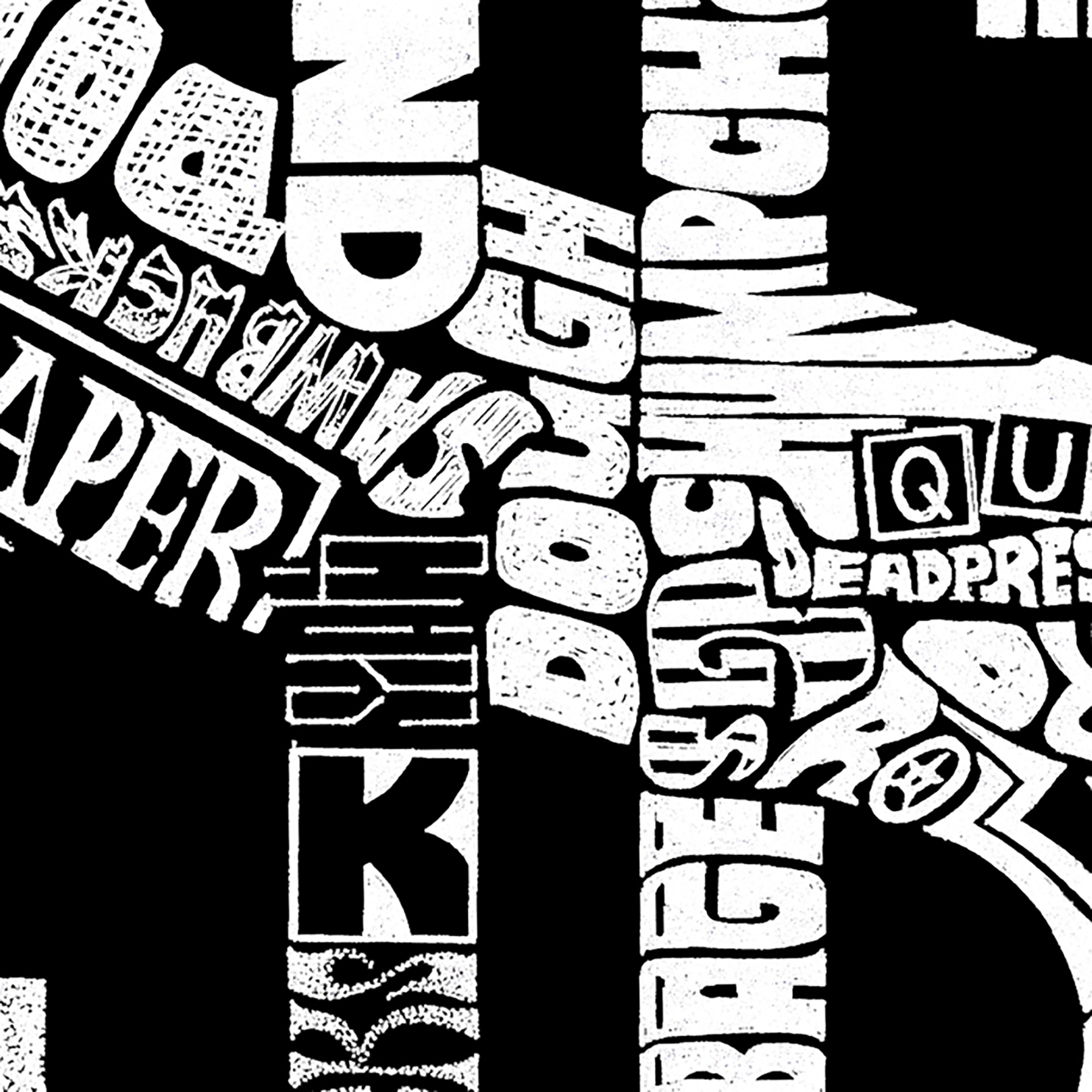 LA Pop Art Dollar Sign - Men's Word Hooded Sweatshirt