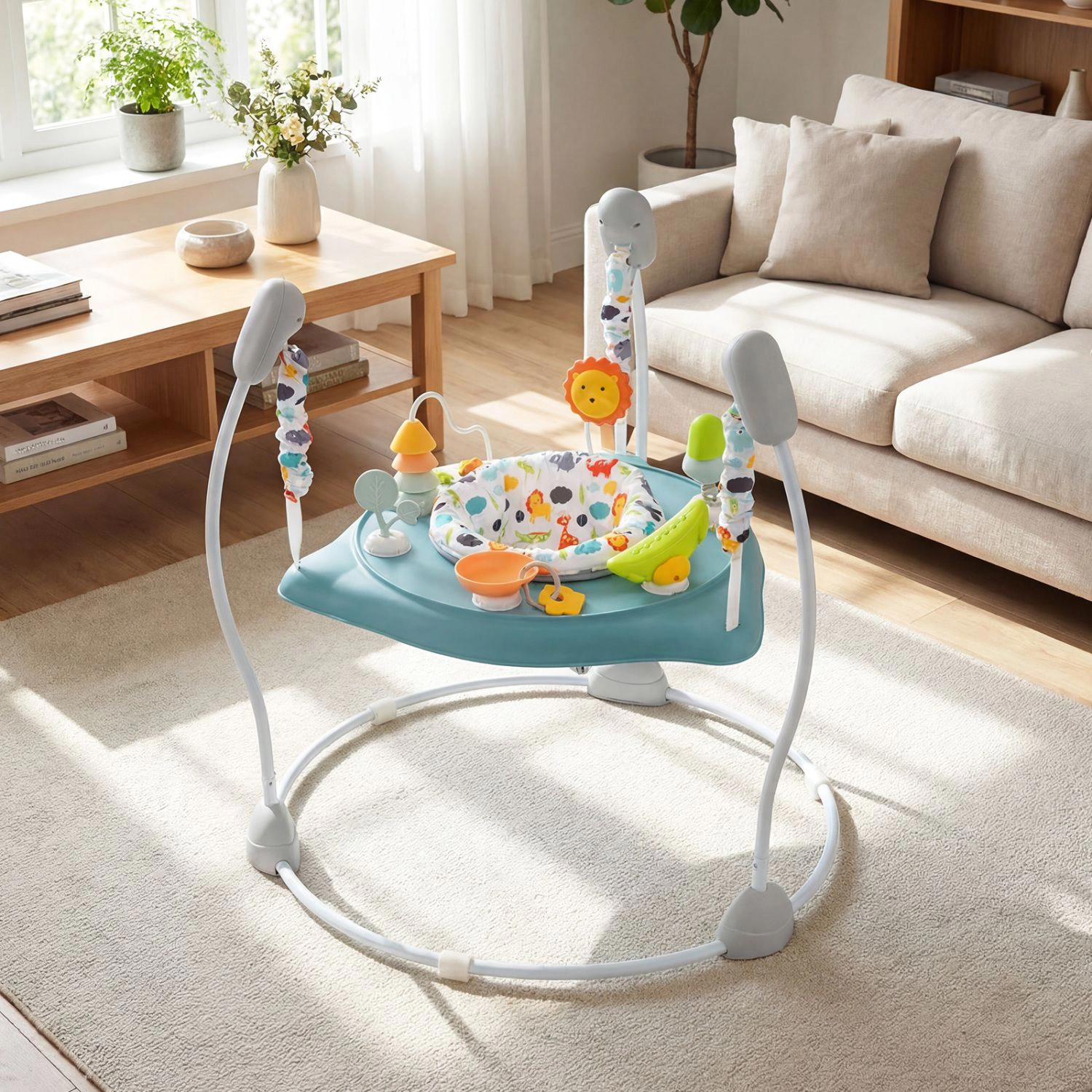 SlickBlue Kids Activity Center with 360° Rotating Seat