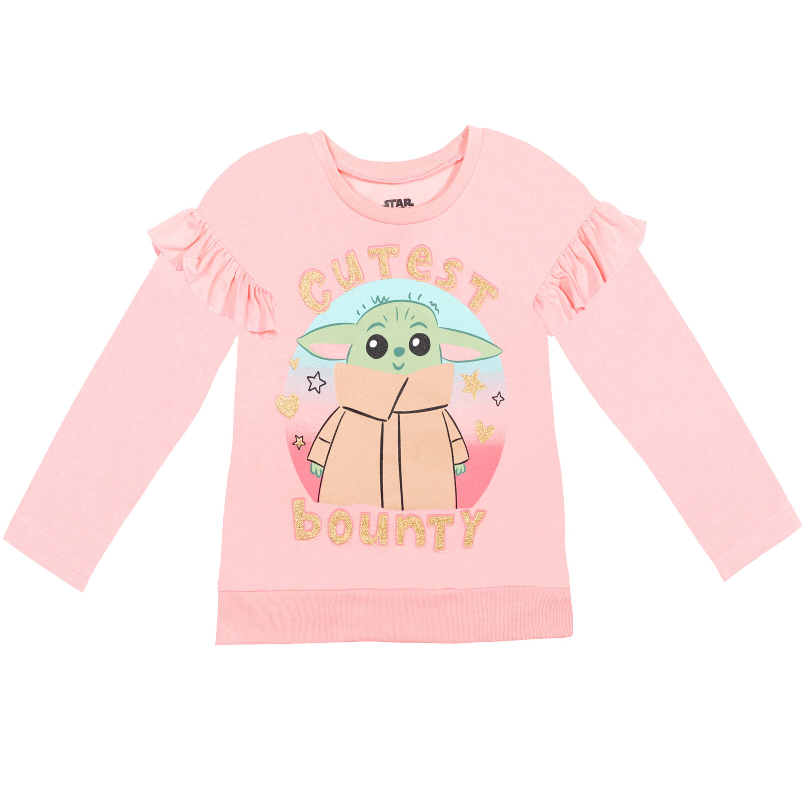 Star Wars The Mandalorian Grogu Girls' 2-Piece Long Sleeve Tee and Leggings Set