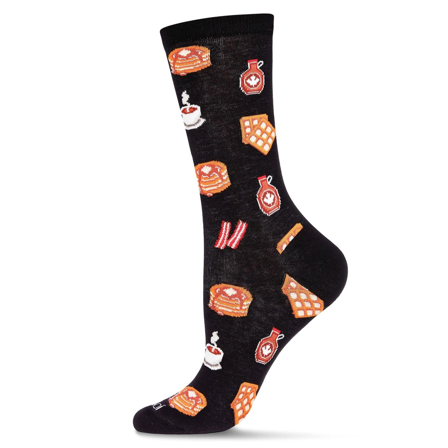 MeMoi Breakfast of Champions Bamboo Blend Crew Socks