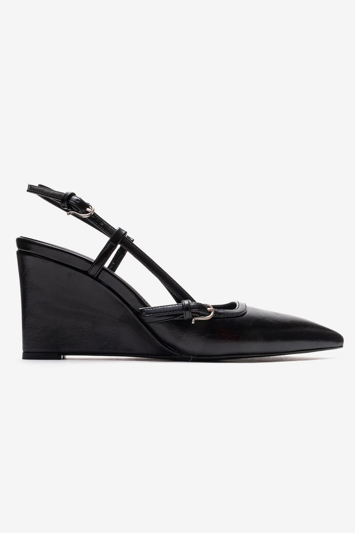 Prologue Shoes Womens Celia Pointed Toe Wedge Pump