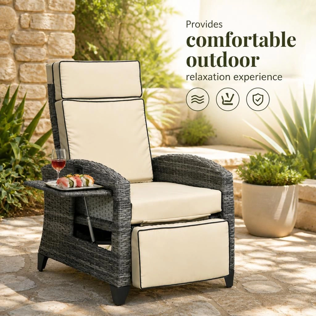 WOW PIONEER Wicker Patio Chair