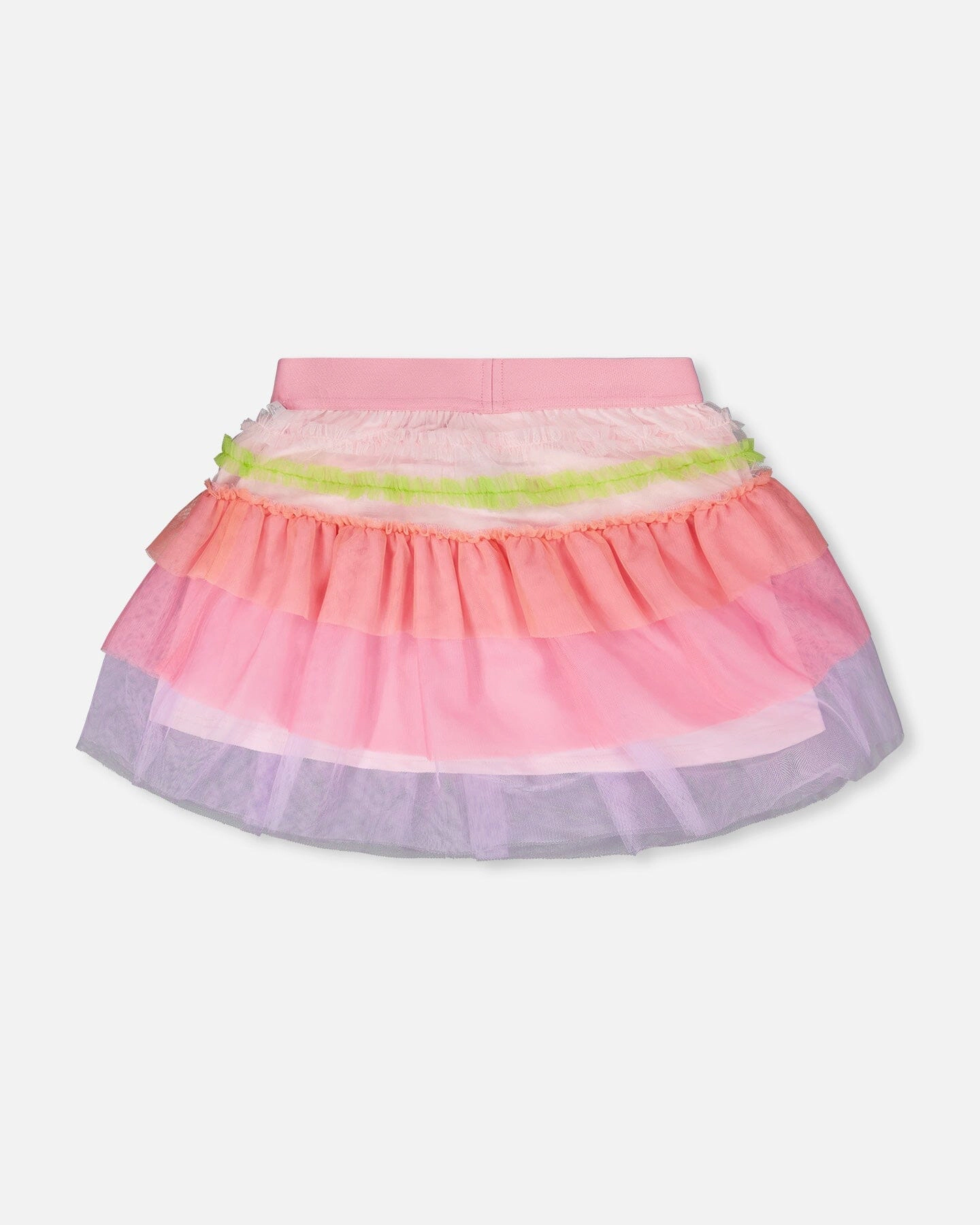 Deux par Girls Mesh Skirt with Frills