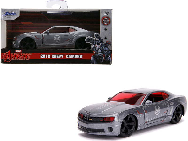 Jada 2010 Chevrolet Camaro Silver "War Machine" "Avengers" "Marvel" Series 1/32 Diecast Model Car by Jada