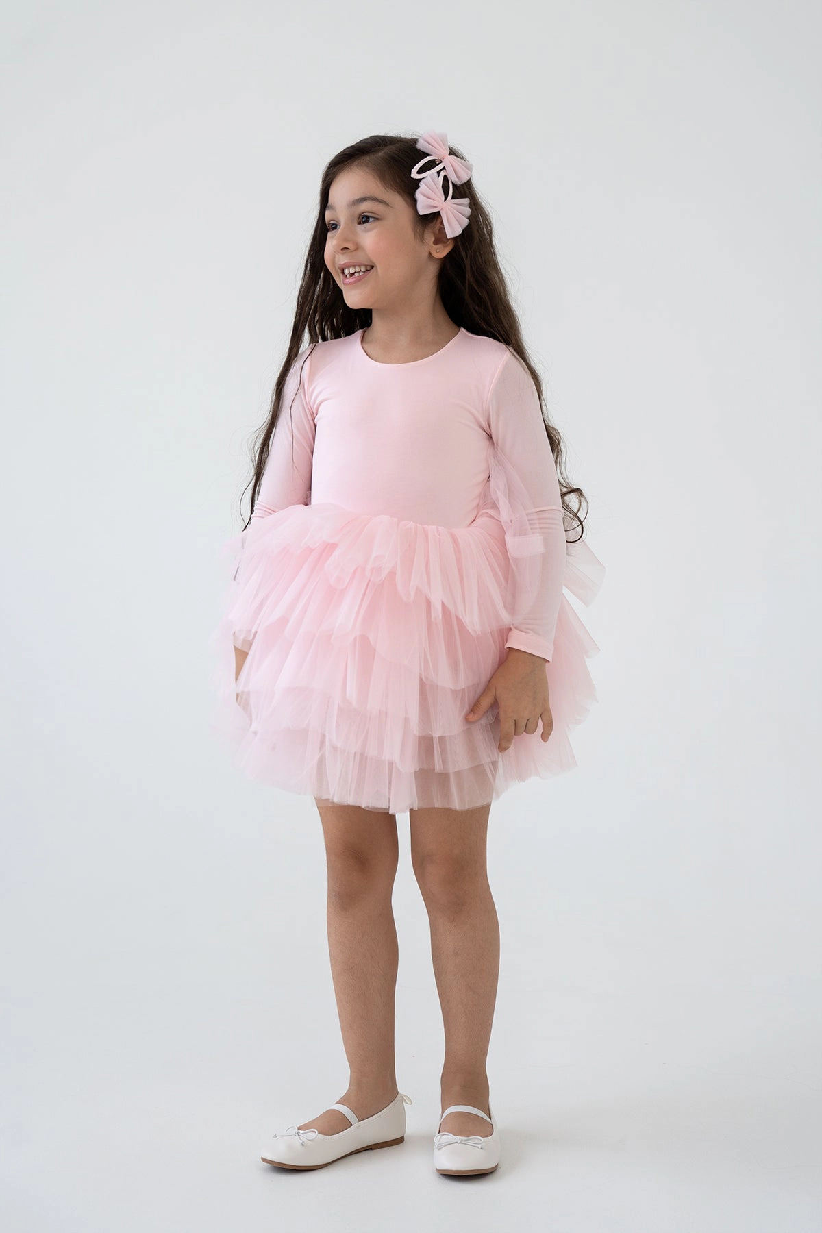 Mini Celebrities Girls Pink Bloom Tutu Dress