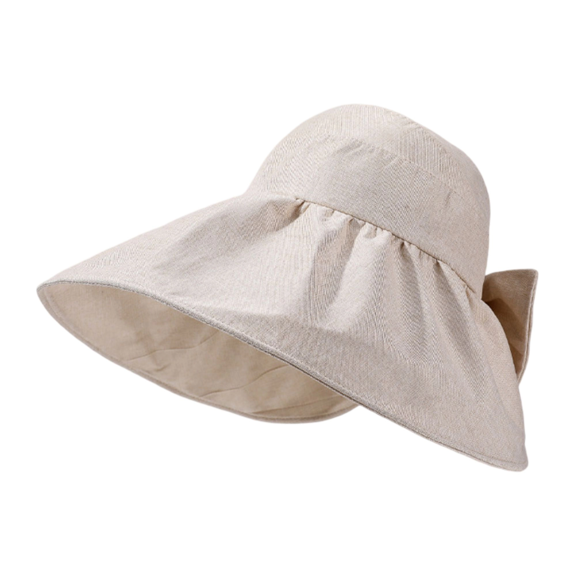Anna-Kaci Womens Wide Brim Sun Hat with Bow Detail Breathable Foldable Summer Beach Travel