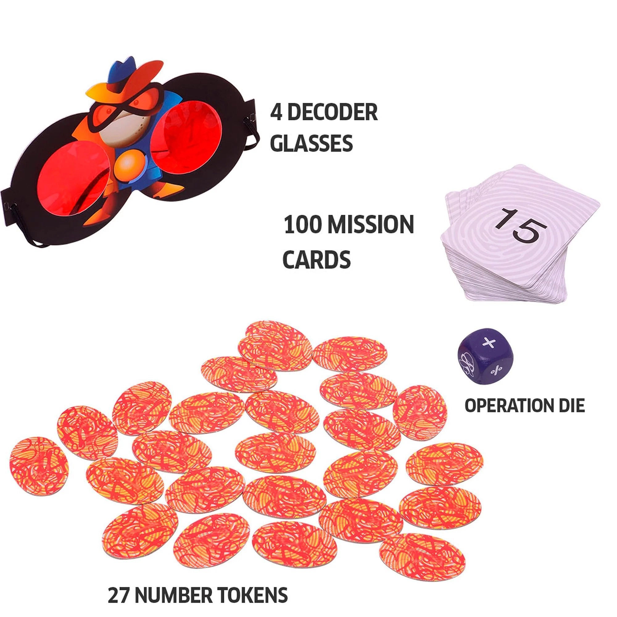 Chalk & Chuckles Super Math Spy - 2-4 Players