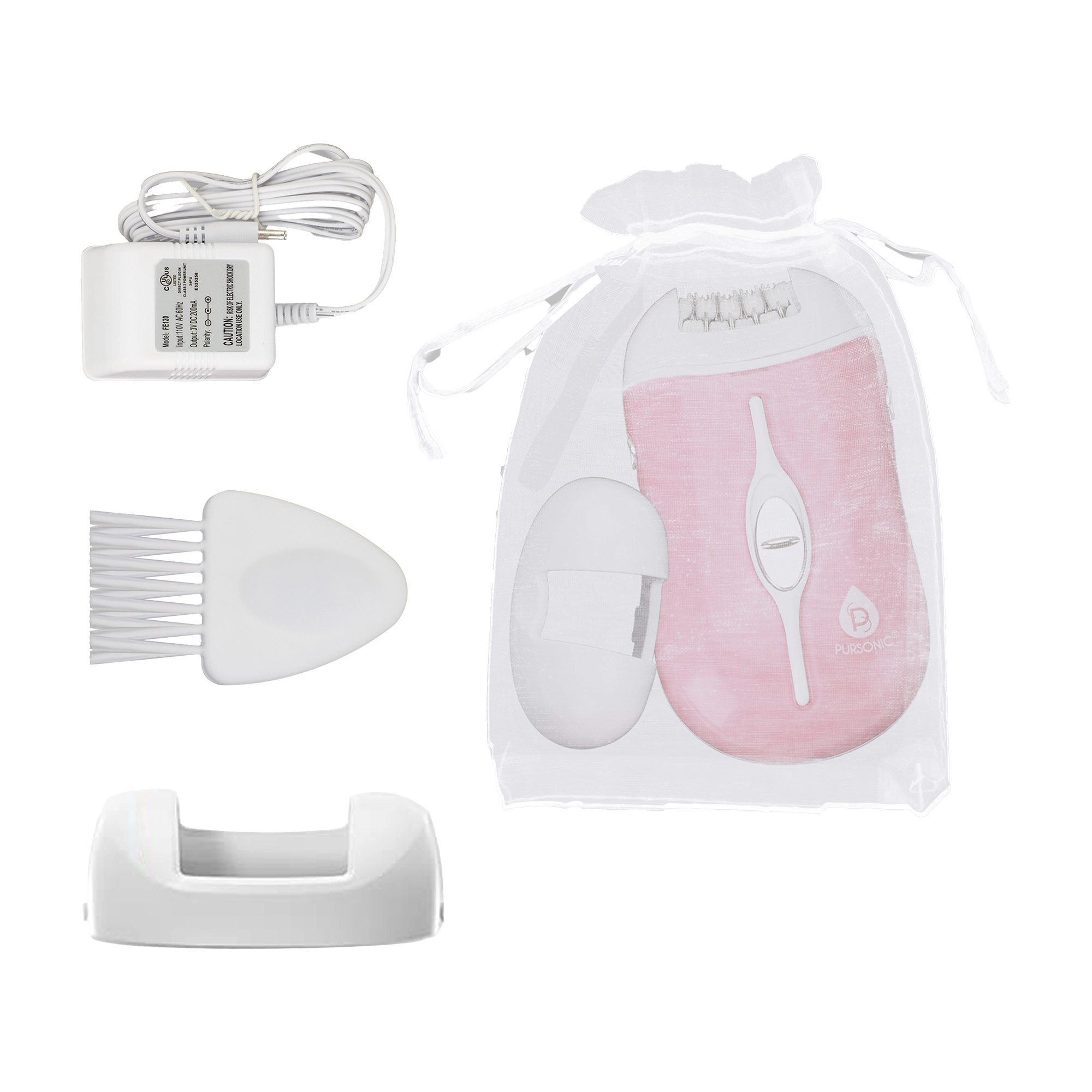 Pursonic Women's Rechargeable Hair Removal Epilator