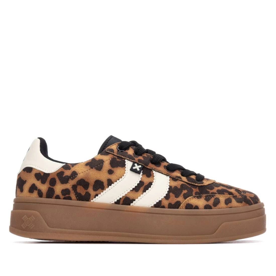 XTI Women's Sneakers Animal Print Casual Walking Shoes