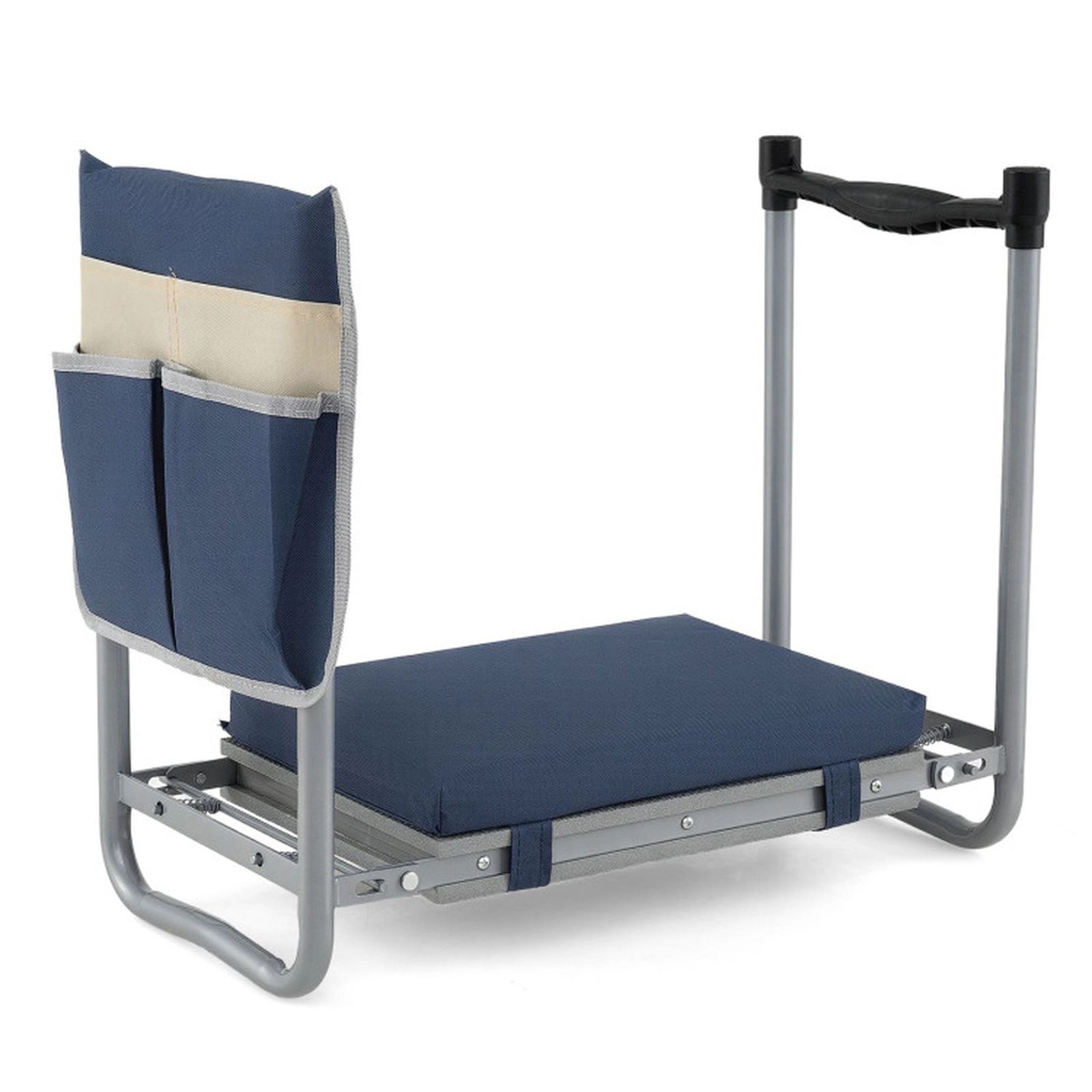 SUGIFT Folding Garden Kneeler and Seat, 350 lb Capacity, Navy