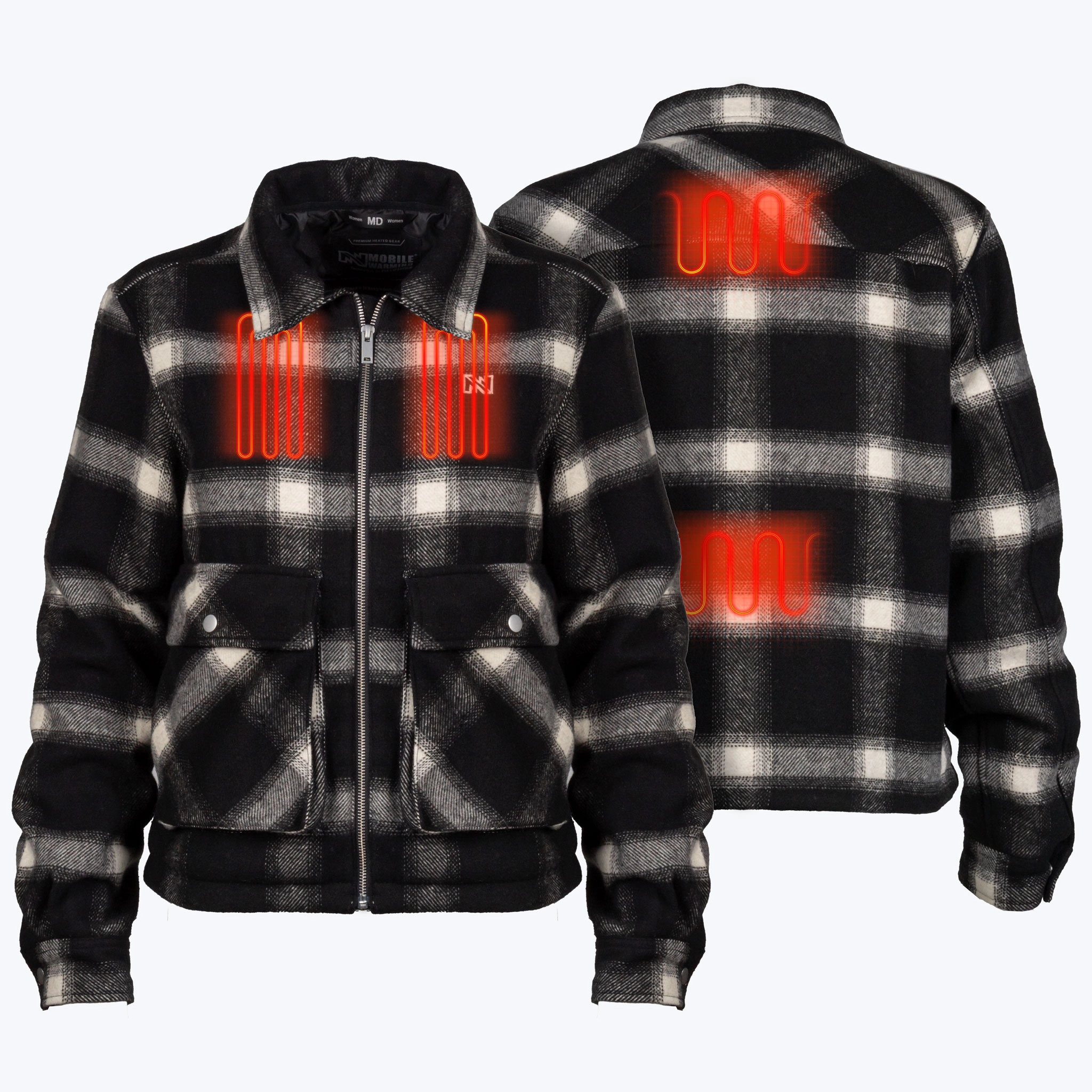Mobile Warming Women's Kodiak Plaid Heated Jacket