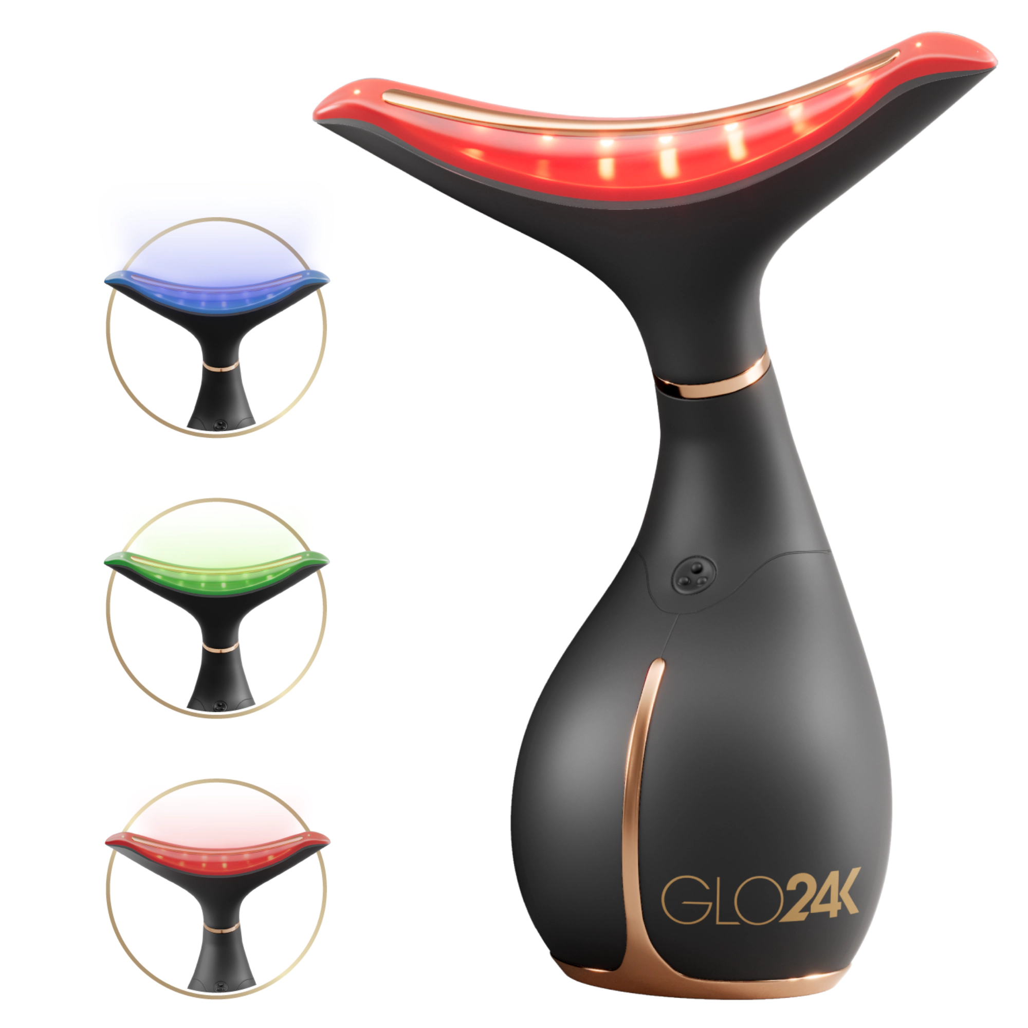 GLO24K Skin Rejuvenation Beauty Device for Face and Neck