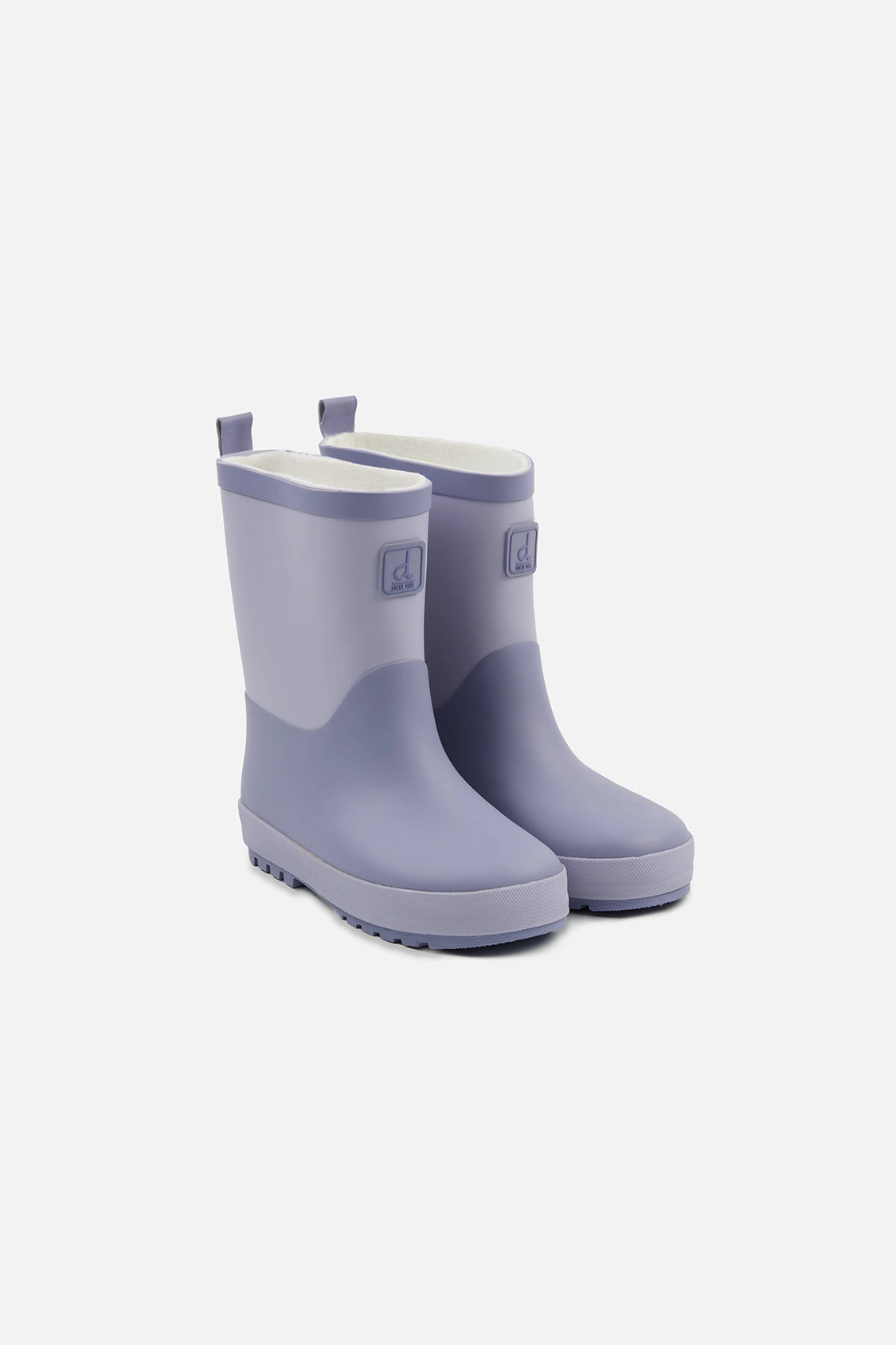 Deux par Girls Two-Tone Treaded Pull-On Rain Boots