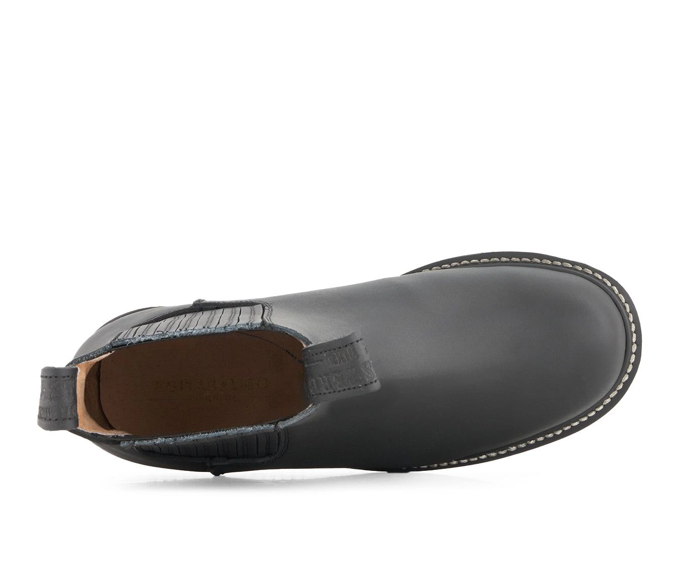 Forastero Mens Leather Chelsea Boots With Elastic Shaft