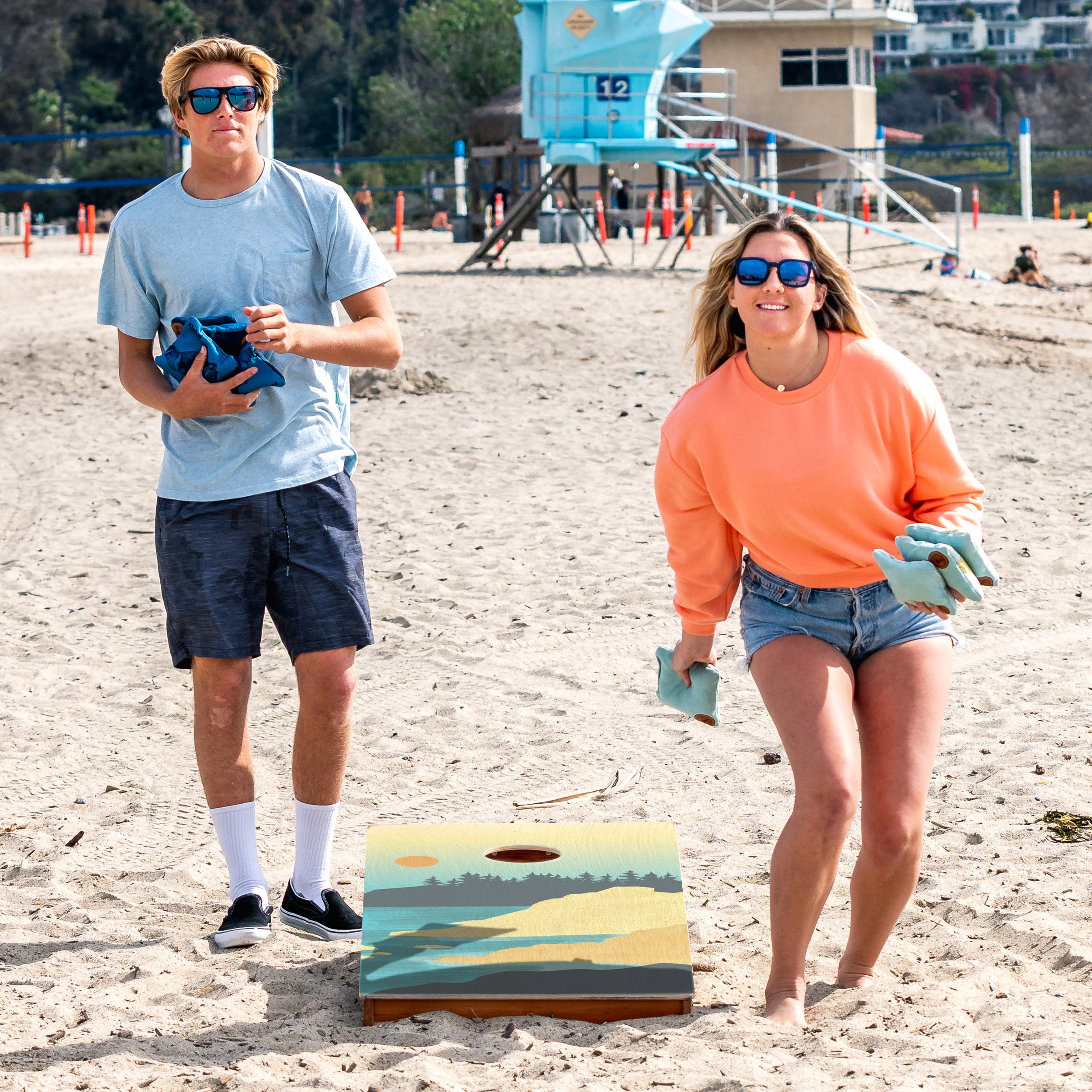 Elakai National Park Mahogany Pathfinder Cornhole Boards