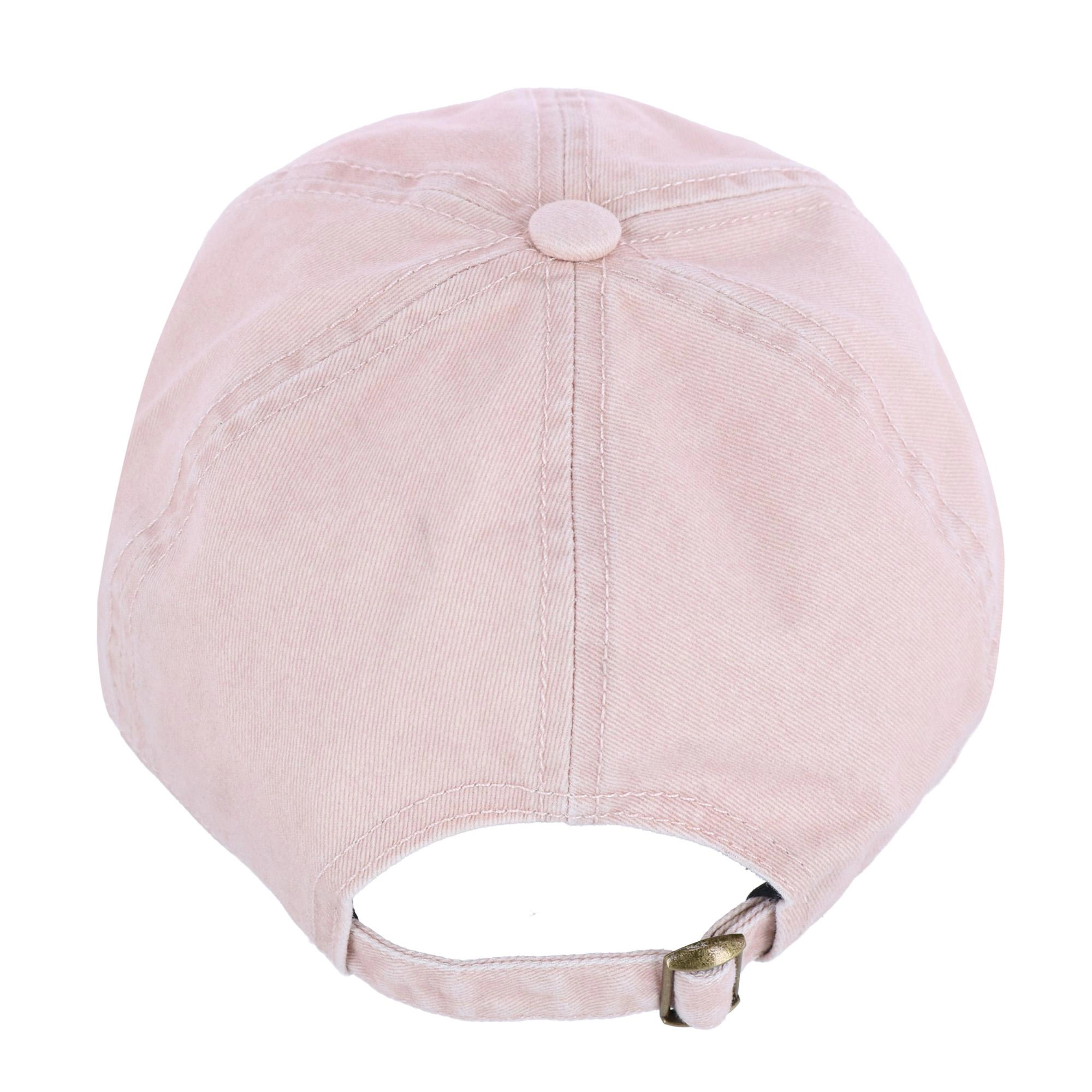 David & Young Women's Blessed Embroidered Denim Baseball Cap Hat