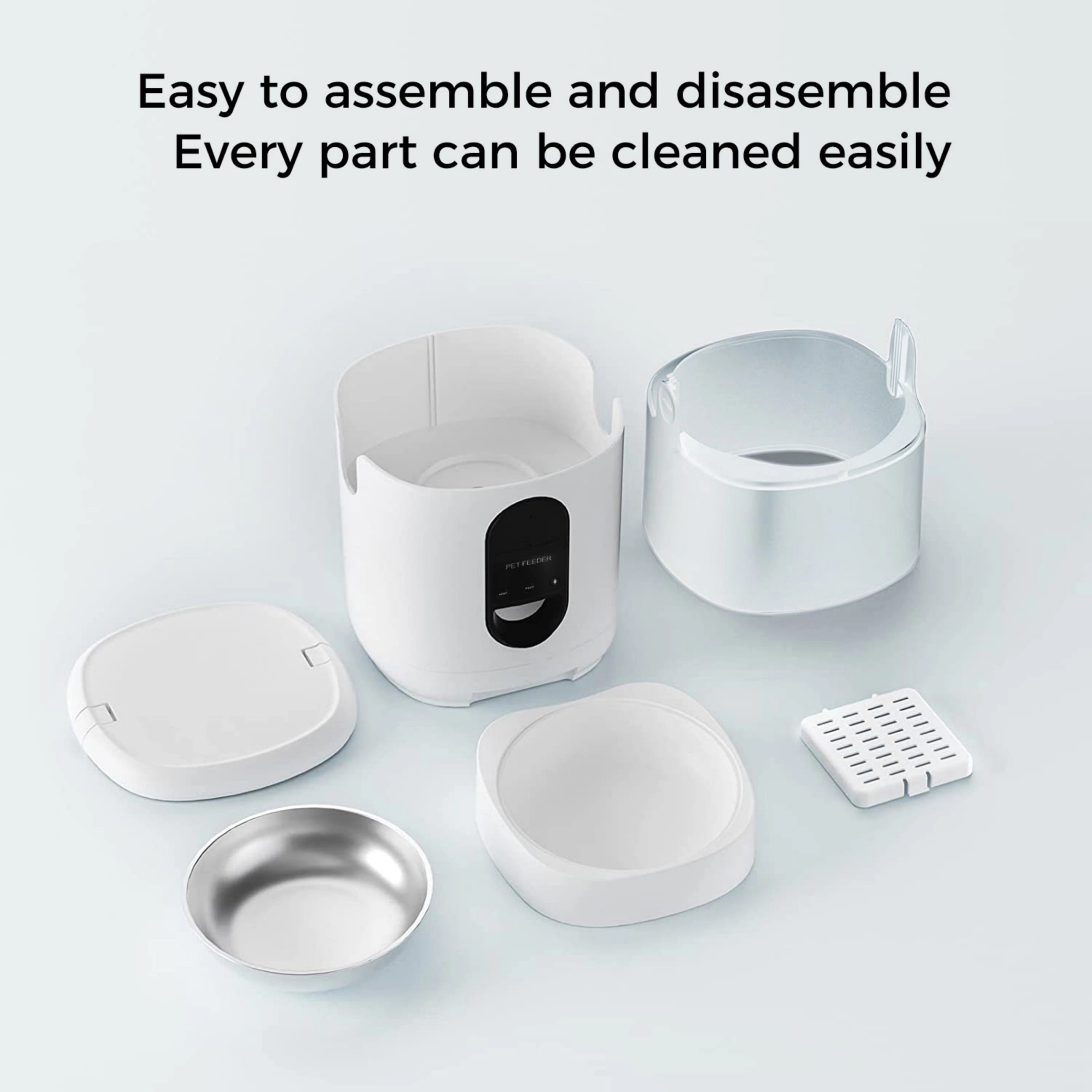 Eco4life 6L Smart WiFi Automatic Pet Feeder 10 Daily Feeds