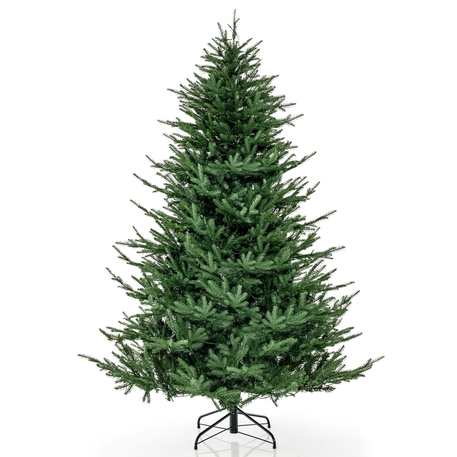 LJG Pre-lit Christmas Tree with 280 Warm White LED Lights and 8 Lighting Modes