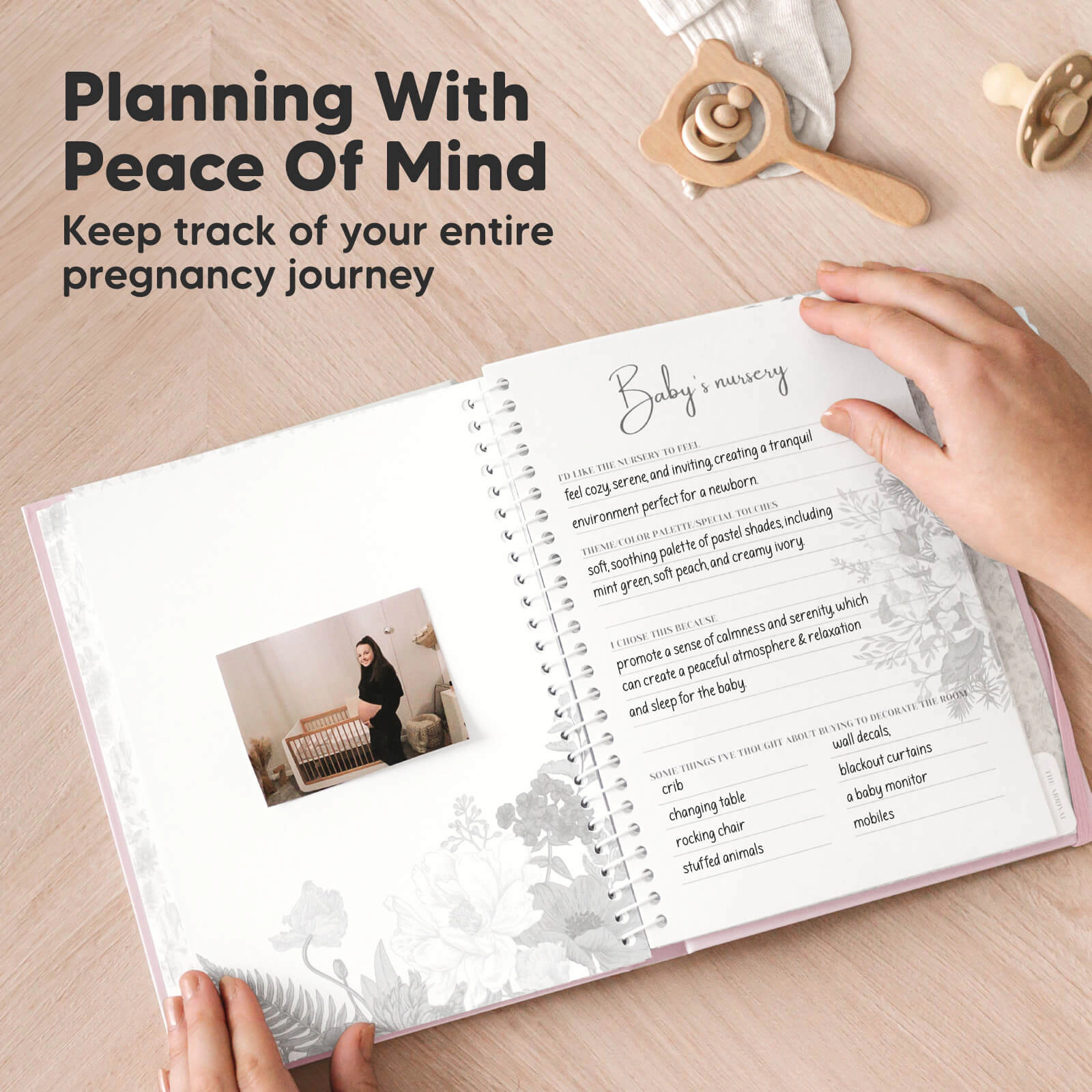 KeaBabies Blossom Pregnancy Journal