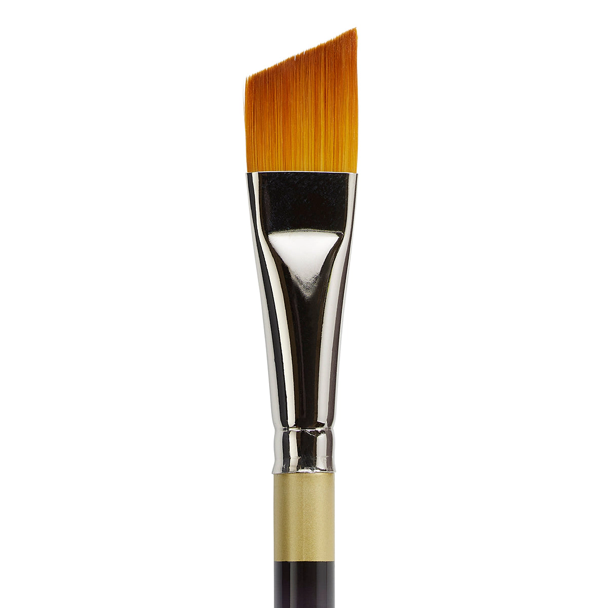 KINGART Original Gold 9400A Angular Shader Brush - Aqua Acrylic Handle