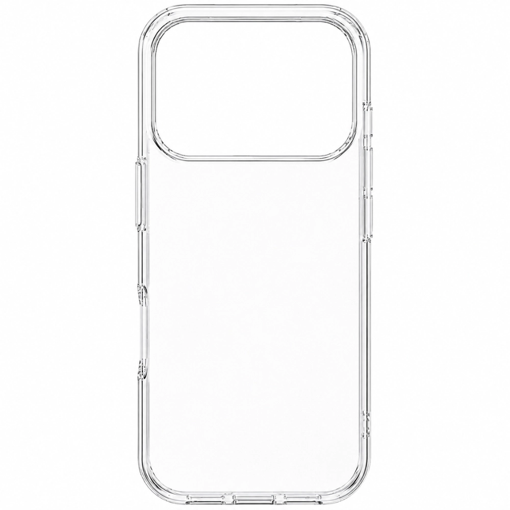 Qixxronics Phone Case for iPhone 17 Pro Protection Cover for iPhone 17 Pro Clear Mobile Cover