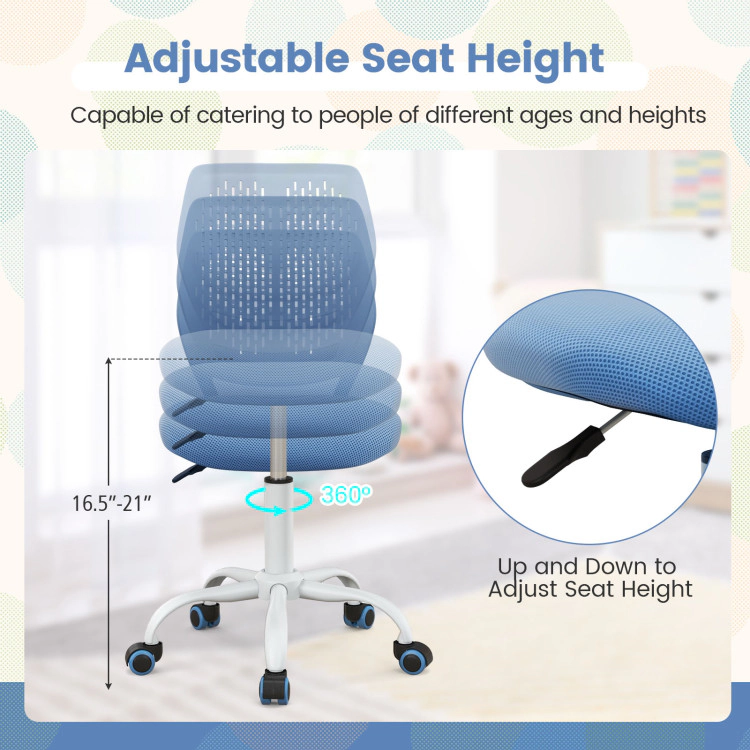 Hivvago Ergonomic Children Study Chair With Adjustable Height