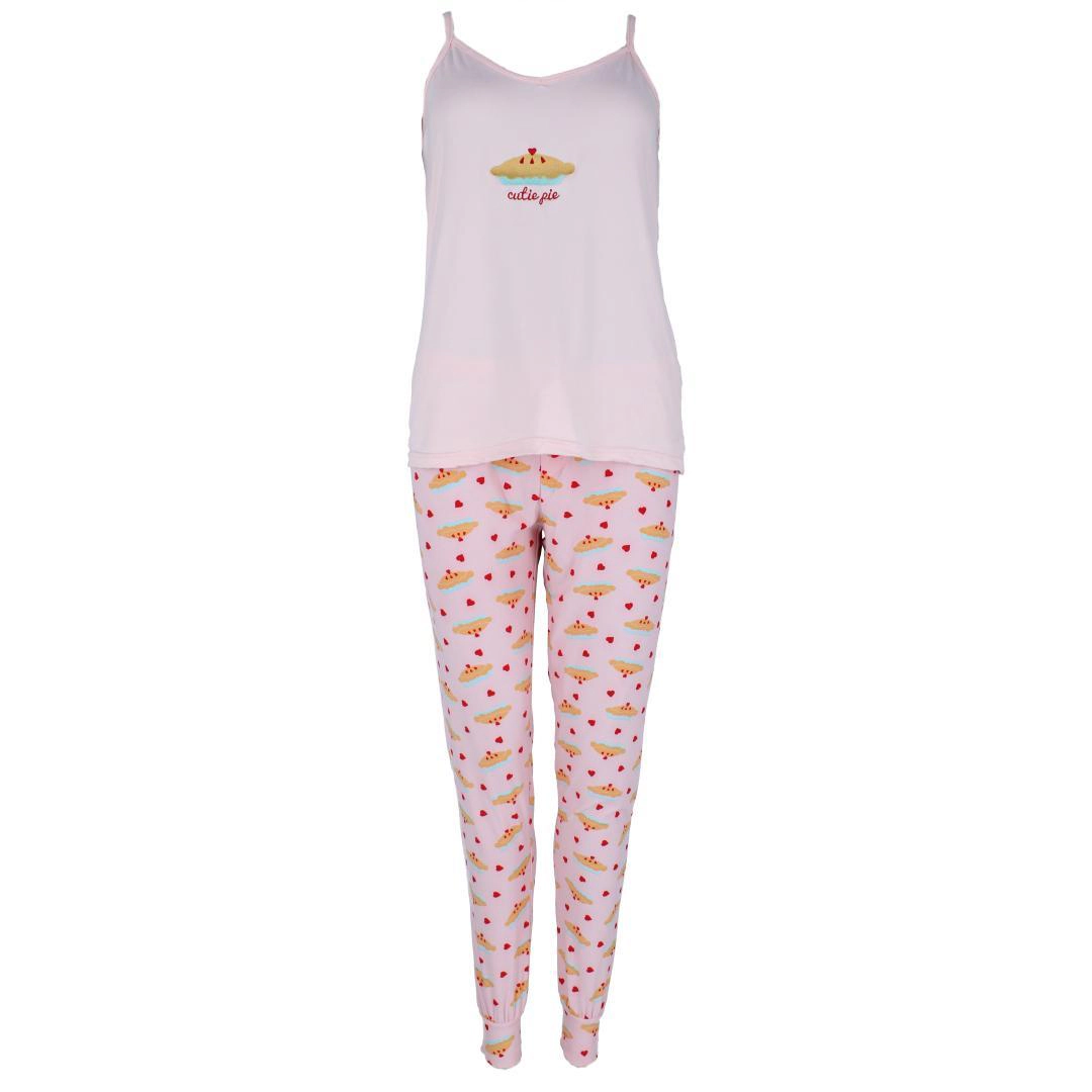 Overslept Women's Cutie Pie Jogger Pajama Set