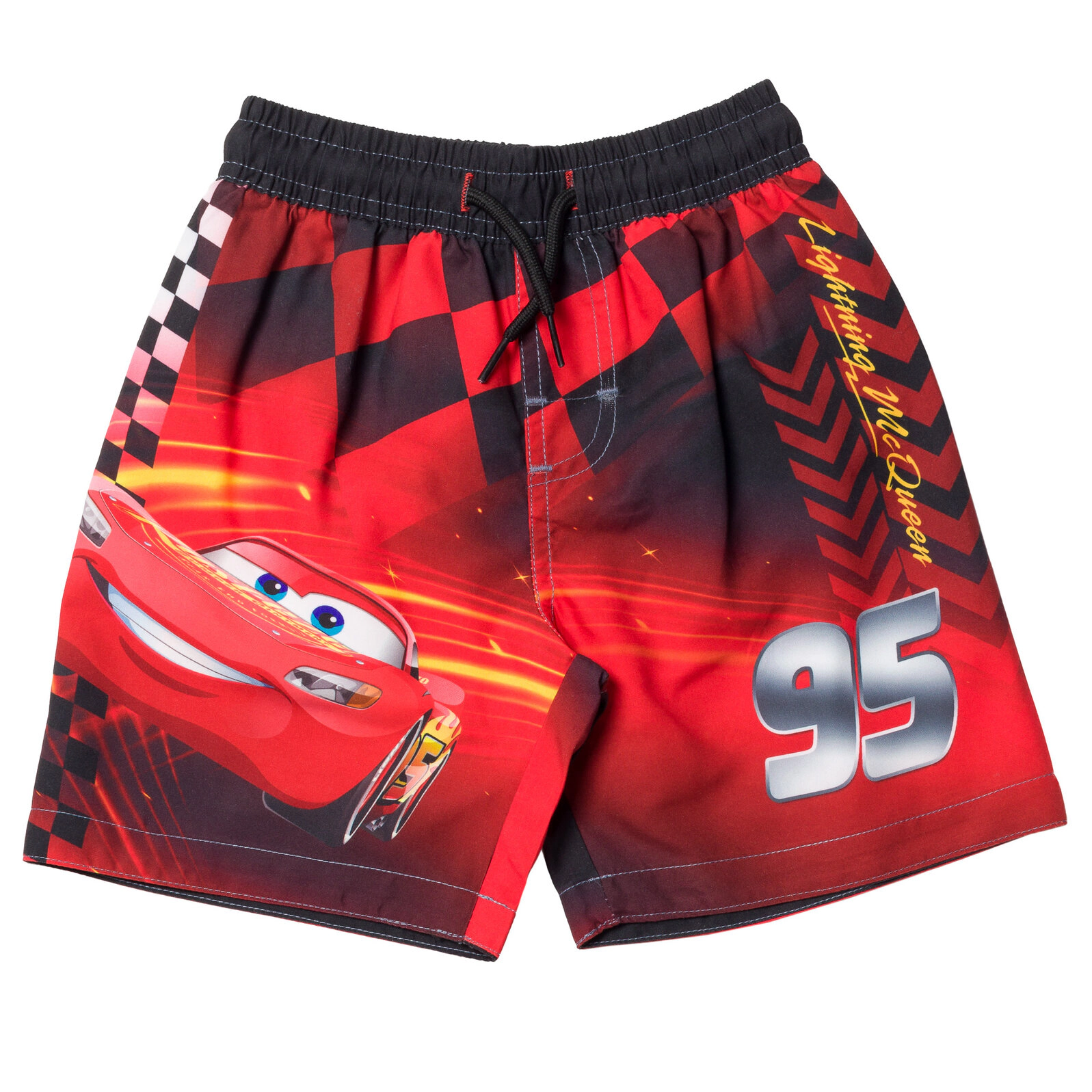 Disney Cars Boys' 2-Piece Rash Guard and Swim Trunks Set