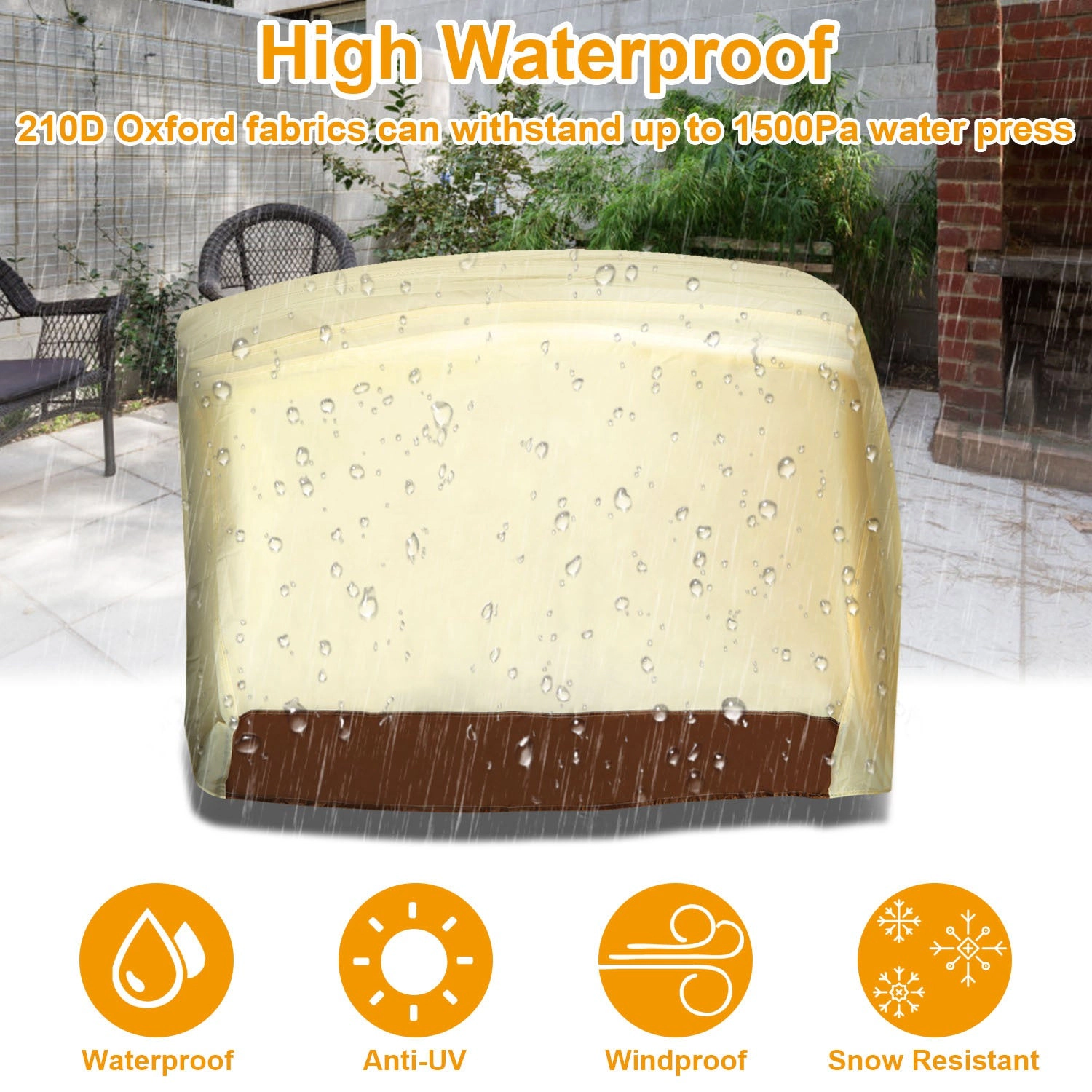 GBruno 70 In Waterproof BBQ Grill Cover